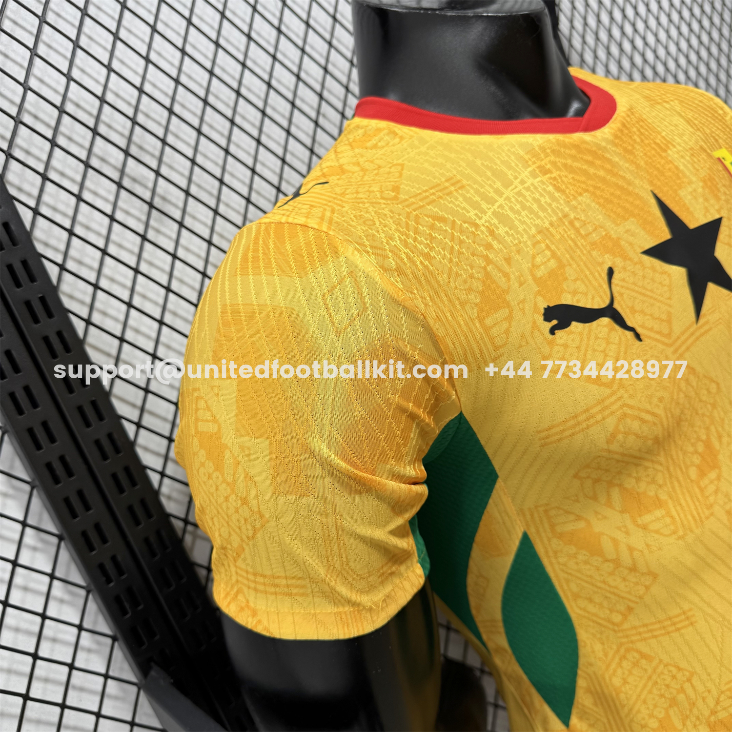 Unitedfootballkit.com | Ghana 2026 Away Jersey - Player Version -Customize Name, Number and Patch | Worldwide Shipping