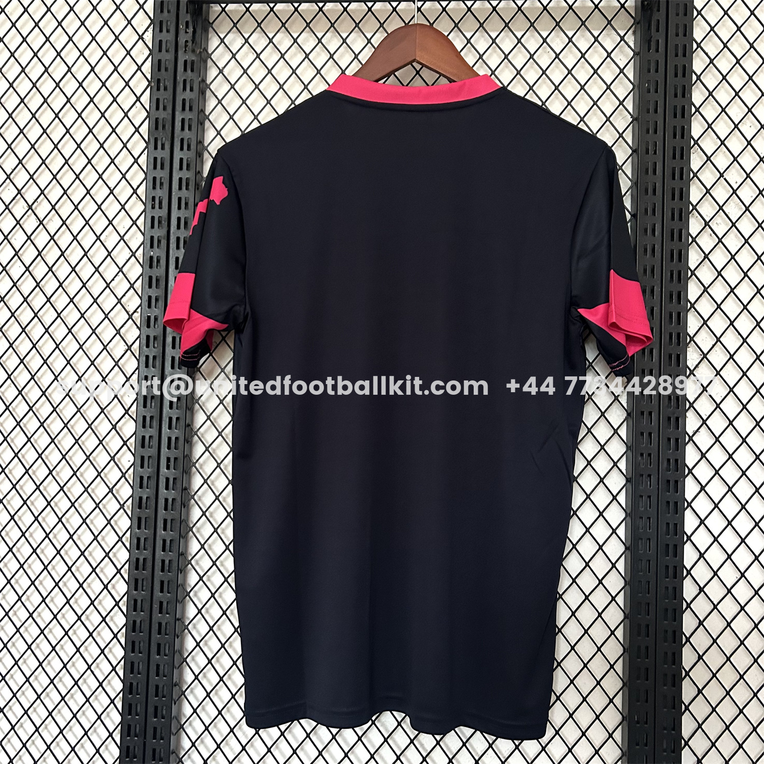 Unitedfootballkit.com | Morocco 25-26 Black Pink Training Jersey - Fans Version -Customize Name, Number and Patch | Worldwide Shipping