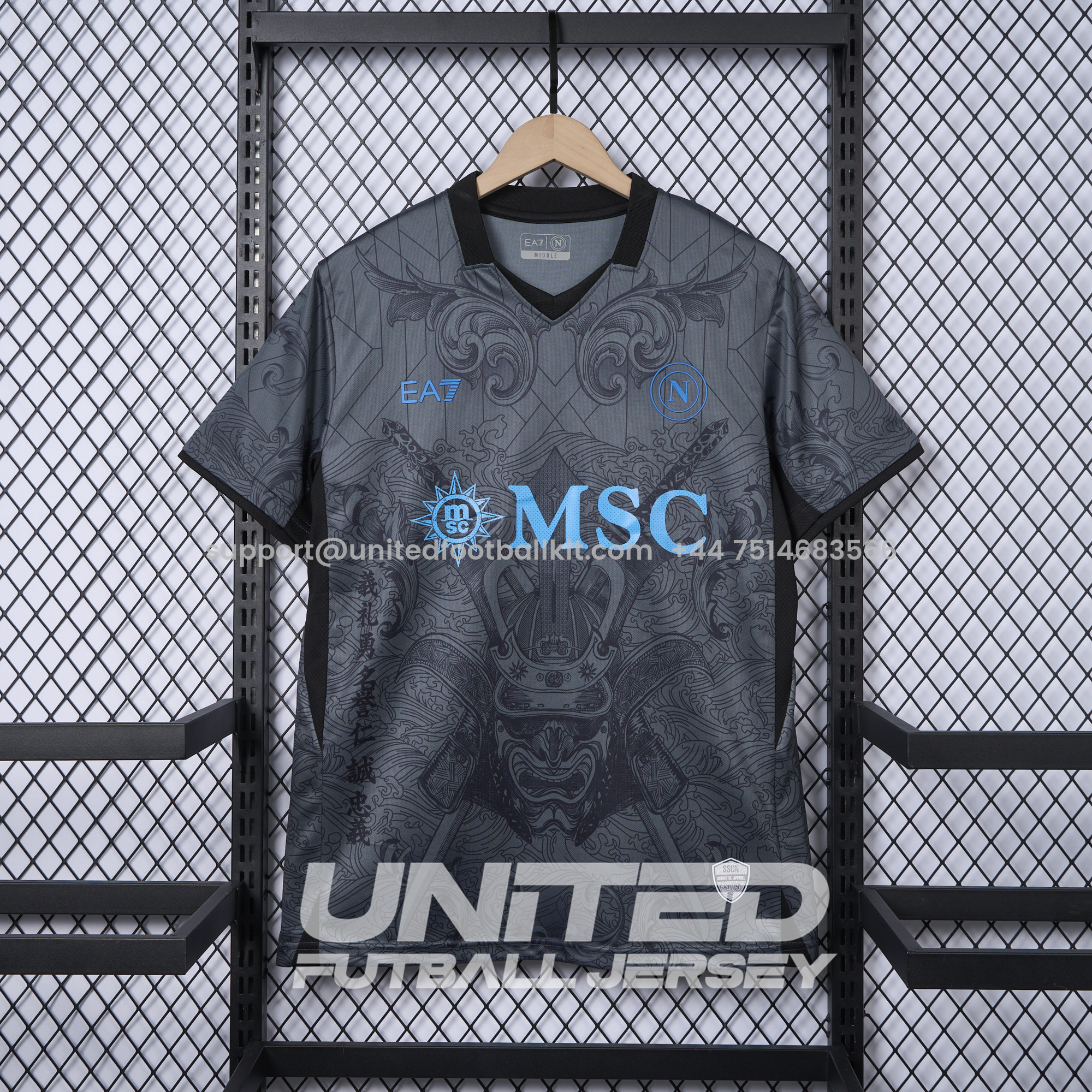 Unitedfootballkit.com | Napoli 24-25 Third Jersey - Fans Version -Customize Name, Number and Patch | Worldwide Shipping