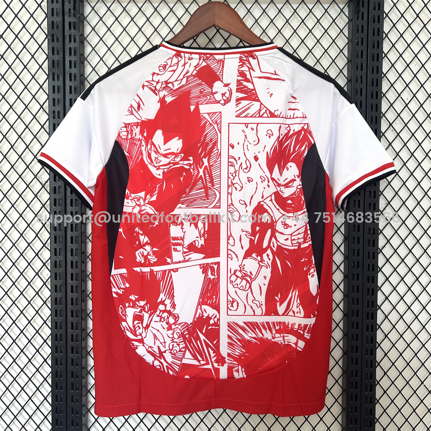 Unitedfootballkit.com | Japan 25-26 Red Vegeta Comic Slice Special Edition Jersey - Fans Version -Customize Name, Number and Patch | Worldwide Shipping