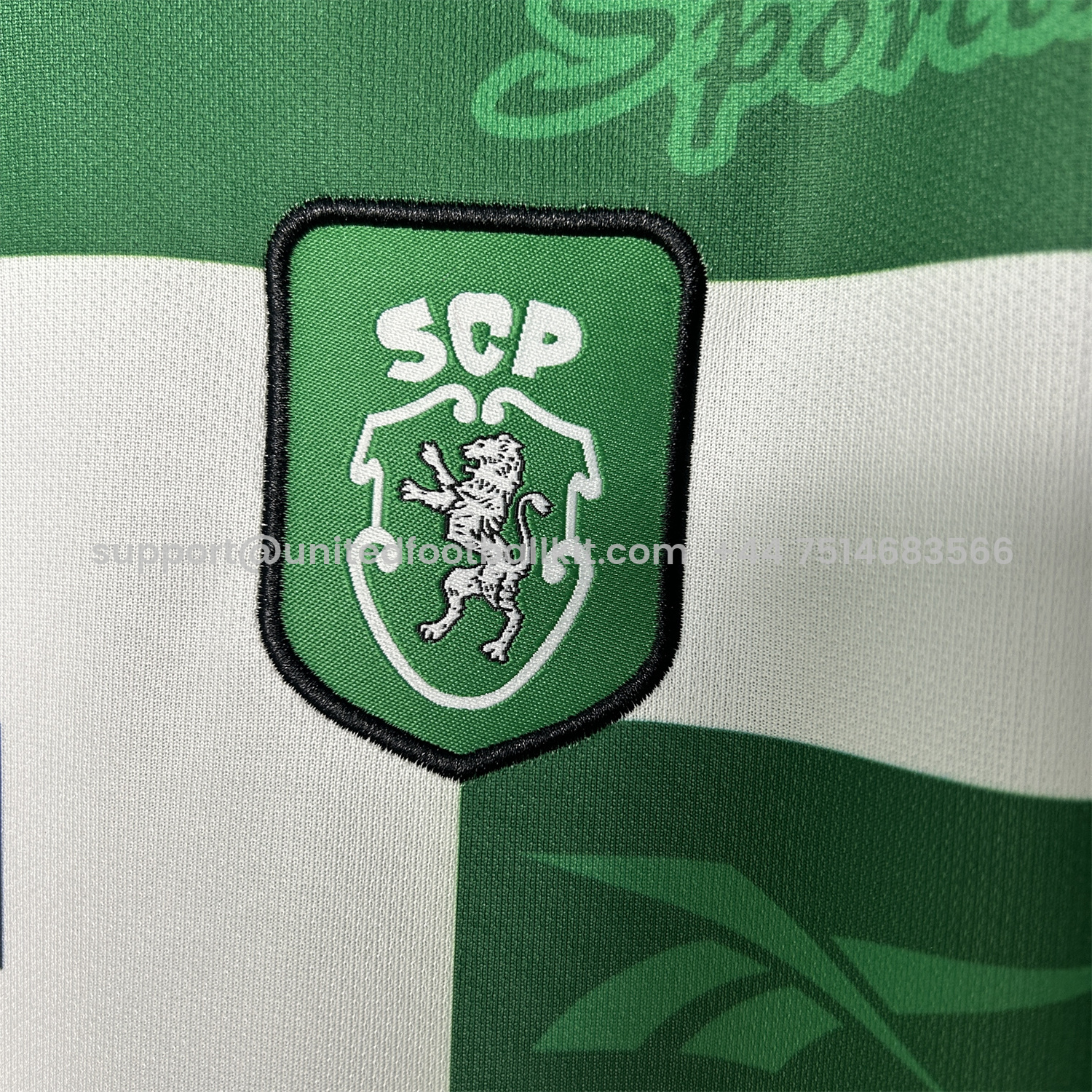 Unitedfootballkit.com | Retro Sporting CP 1999-00 Home Jersey -Customize Name, Number and Patch | Worldwide Shipping