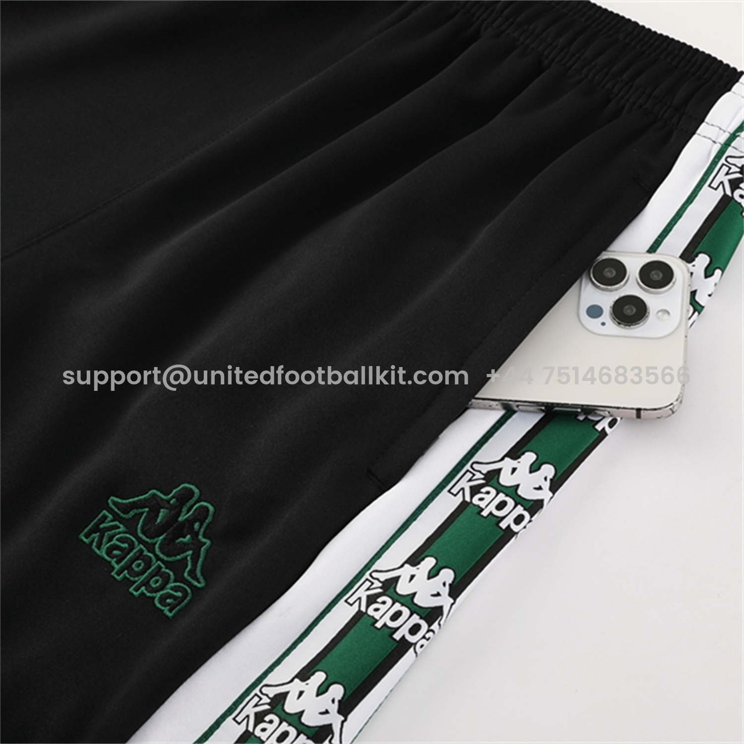 Unitedfootballkit.com | Real Betis 25-26 Jacket Training Tracksuit - Green White Black Throwback Jackets & Black Pants -Customize Name, Number and Patch | Worldwide Shipping