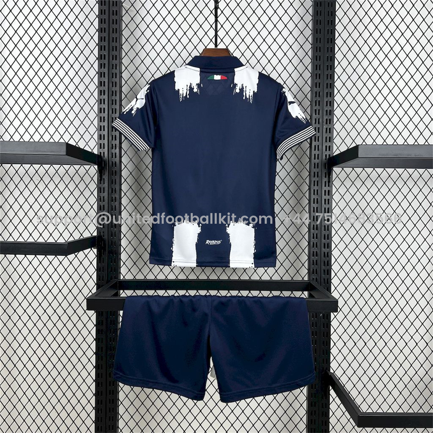 Unitedfootballkit.com | Rayados Monterrey 25-26 Club World Cup Home Kids Kit -Customize Name, Number and Patch | Worldwide Shipping
