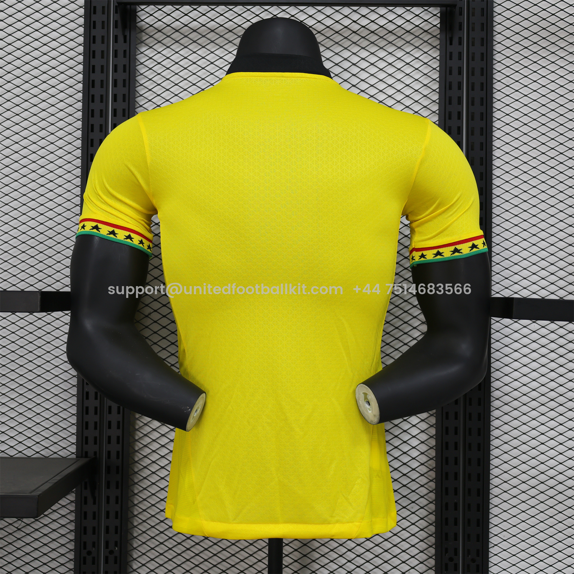 Unitedfootballkit.com | Ghana 2024-25 Away Jersey - Player Version -Customize Name, Number and Patch | Worldwide Shipping
