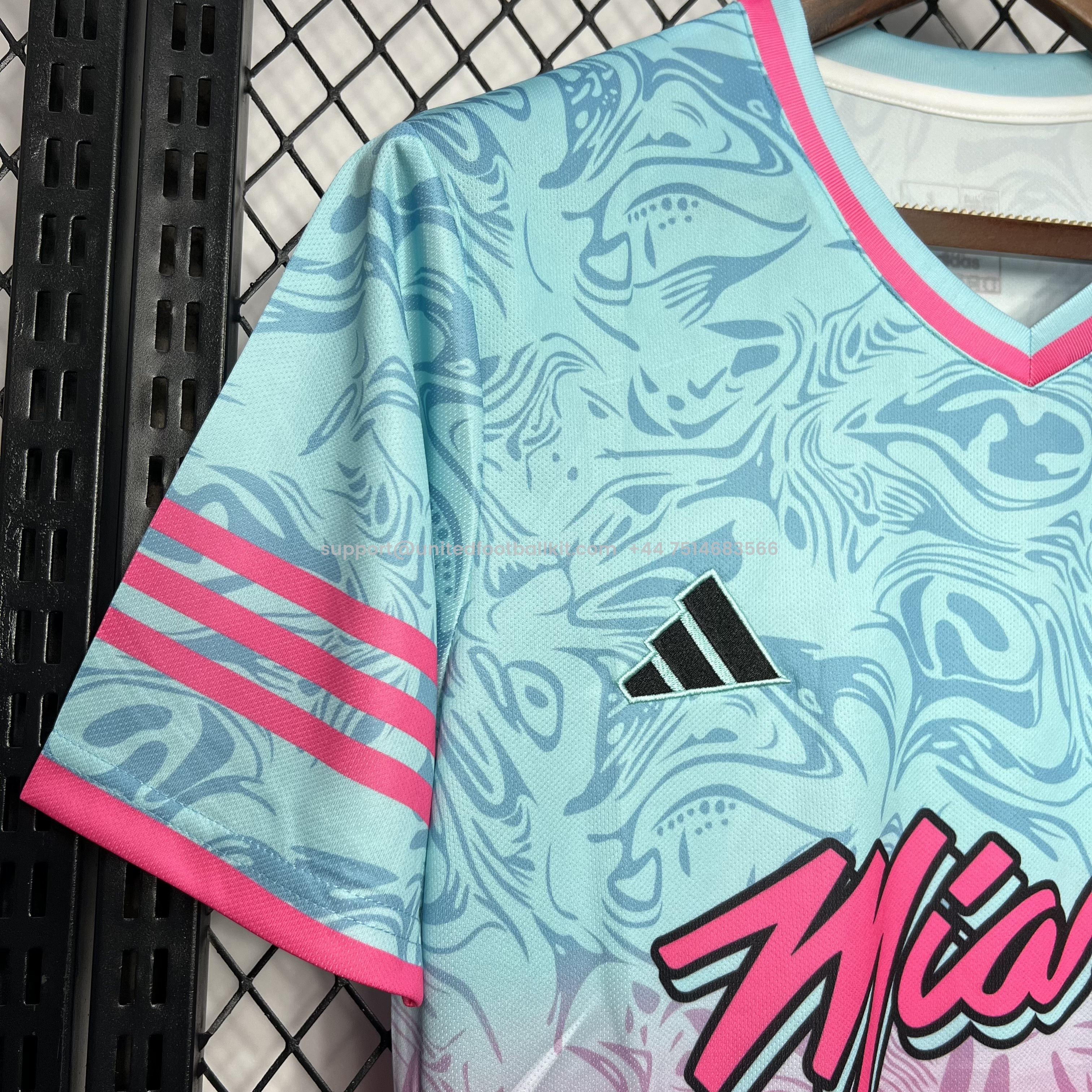 Unitedfootballkit.com | INT M.A.M 24-25 Pink & Green Special Edition Jersey - Fans Version -Customize Name, Number and Patch | Worldwide Shipping