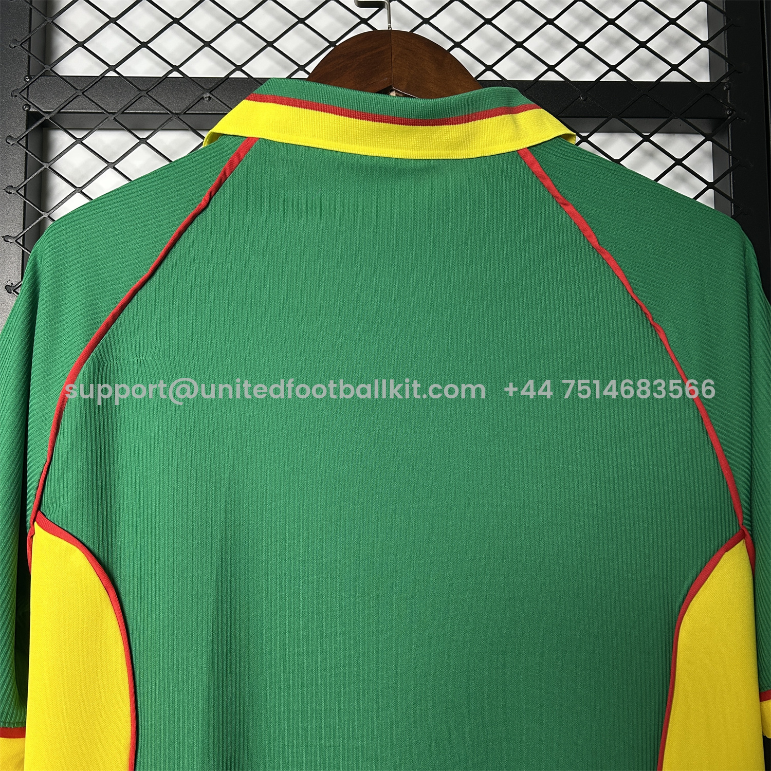 Unitedfootballkit.com | Retro Cameroon 1998 Home Jersey -Customize Name, Number and Patch | Worldwide Shipping