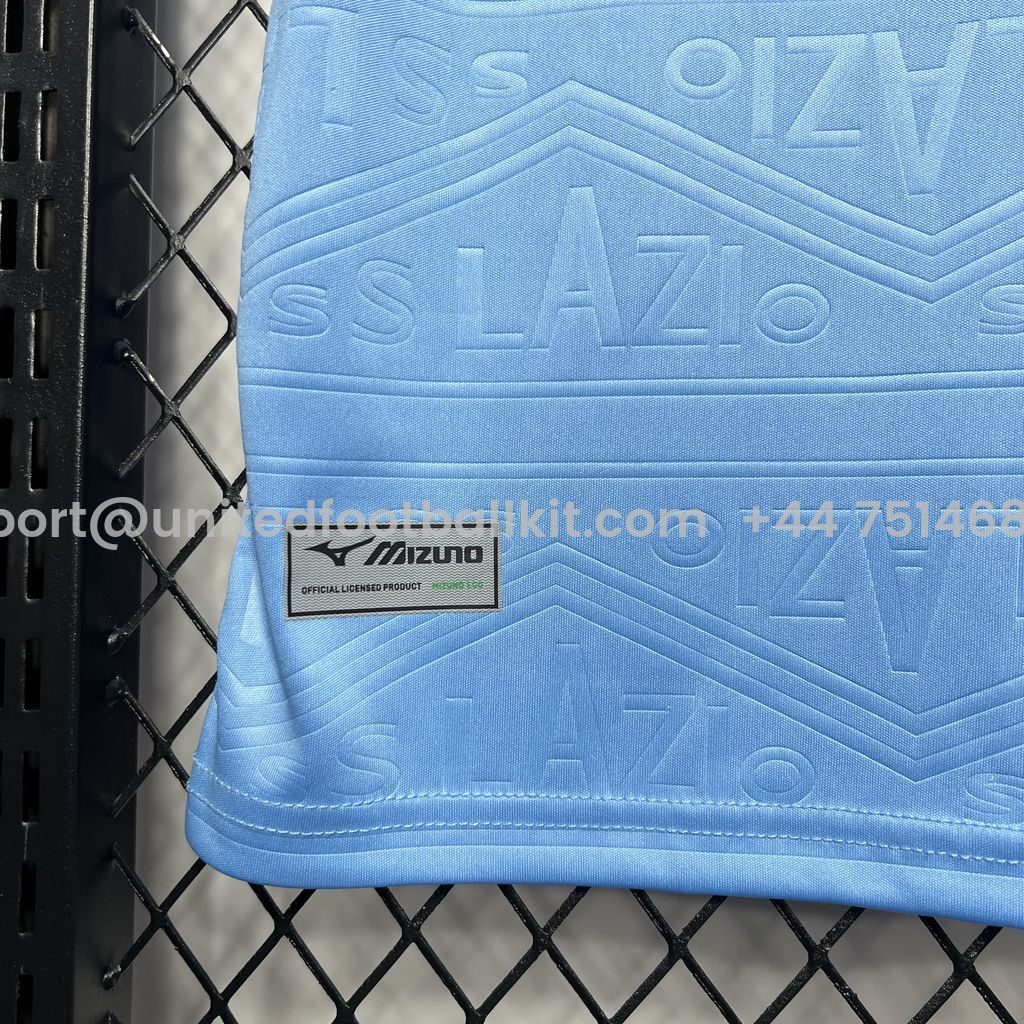 Unitedfootballkit.com | Lazio 24-25 Home Stadium Jersey - Fans Version -Customize Name, Number and Patch | Worldwide Shipping