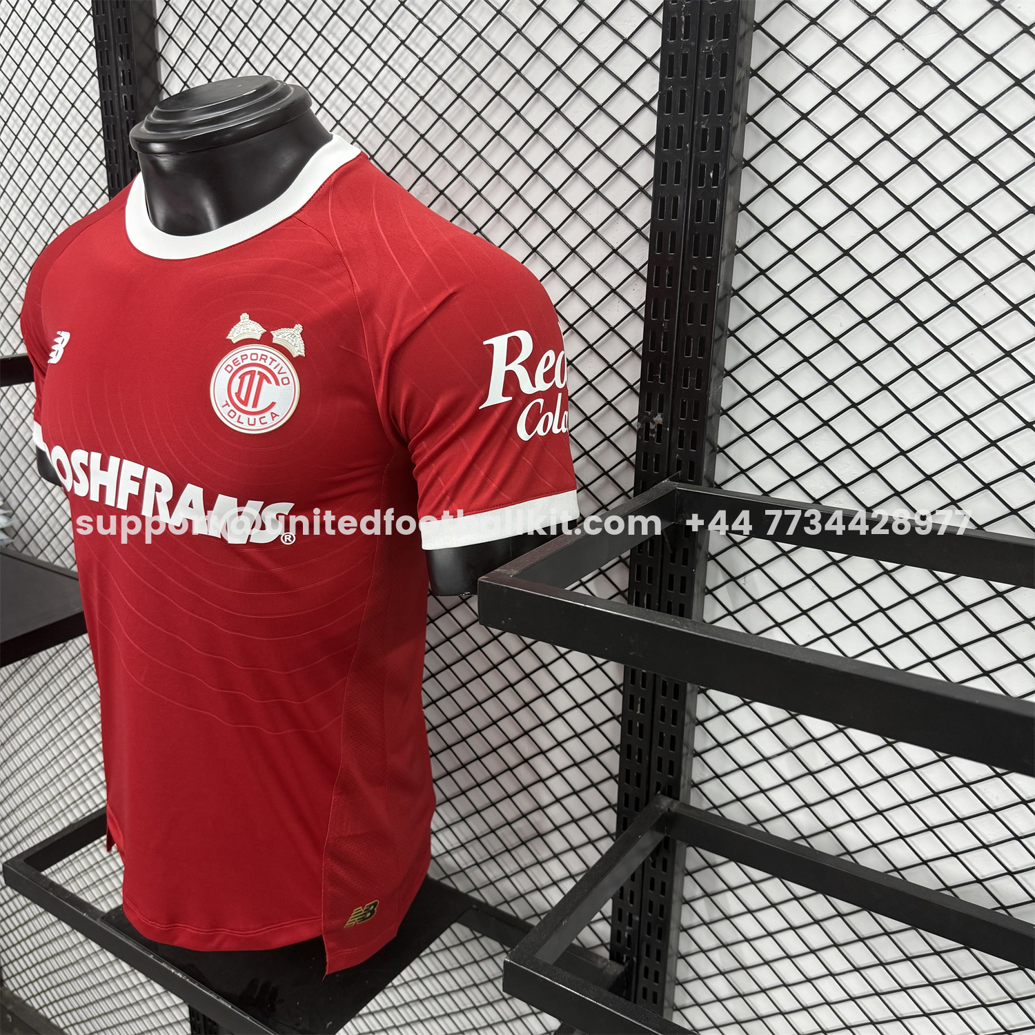 Unitedfootballkit.com | 【The Double Winners】Toluca 25-26 Red Special Jersey - Player Version -Customize Name, Number and Patch | Worldwide Shipping