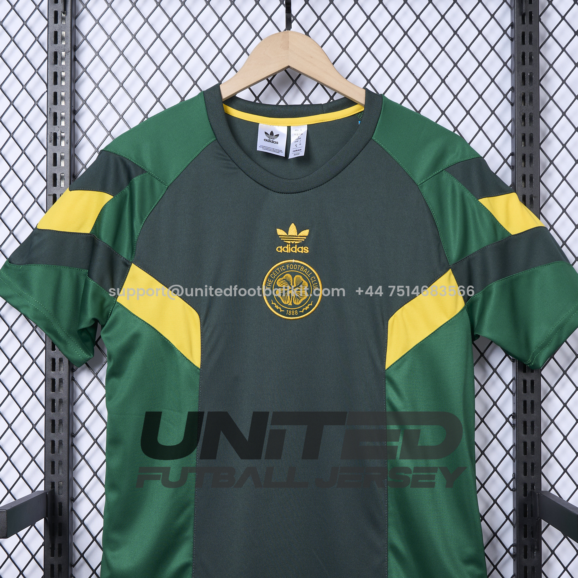 Unitedfootballkit.com | Celtic 24-25 Throwback Originals T-Shirt - Green -Customize Name, Number and Patch | Worldwide Shipping