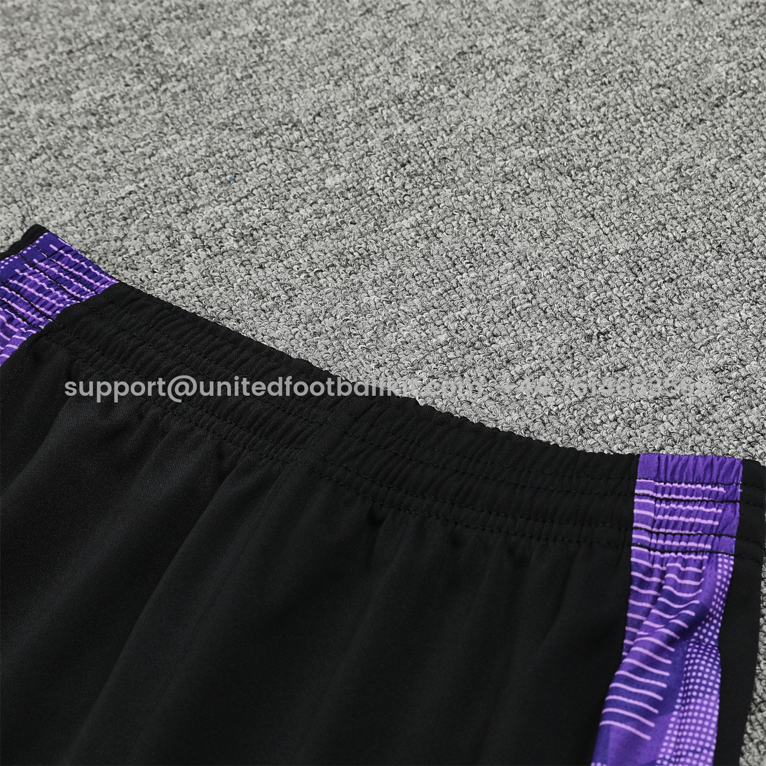 Unitedfootballkit.com | Real Madrid 24-25 Training Hoodie Set - Black Hoodie and Black Pants -Customize Name, Number and Patch | Worldwide Shipping