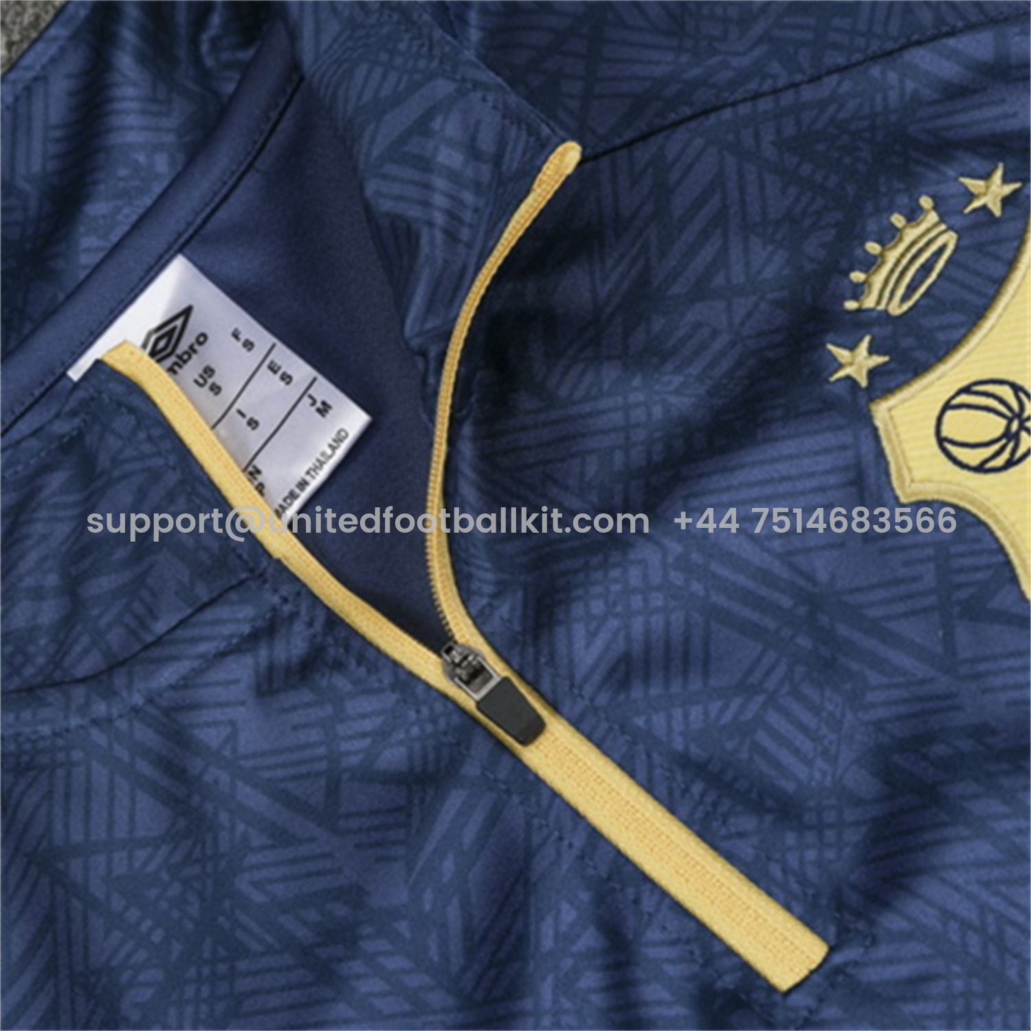 Unitedfootballkit.com | Santos 24-25 Long Sleeve Training Set - Deep Blue -Customize Name, Number and Patch | Worldwide Shipping