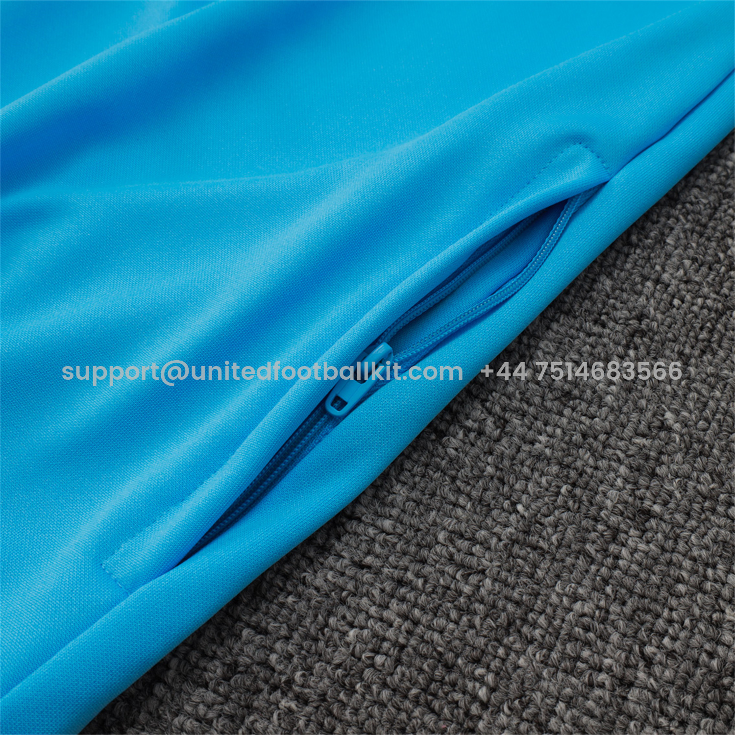 Unitedfootballkit.com | Real Madrid 25-26 Throwback Trefoil Jacket Training Tracksuit - Blue Jackets & Purple Pants -Customize Name, Number and Patch | Worldwide Shipping