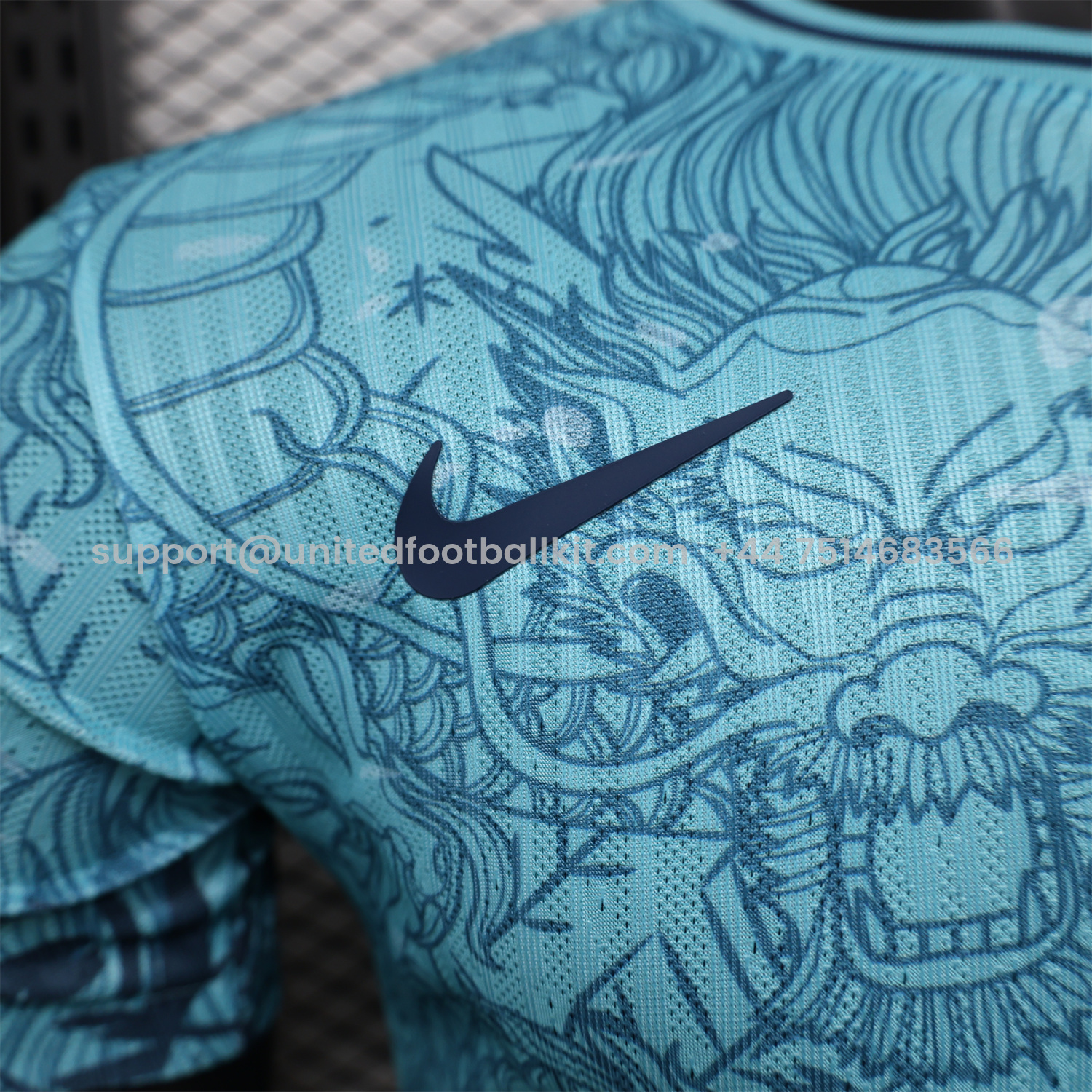 Unitedfootballkit.com | Barcelona 24-25 Blue Dargon Special Edition Jersey - Player Version -Customize Name, Number and Patch | Worldwide Shipping