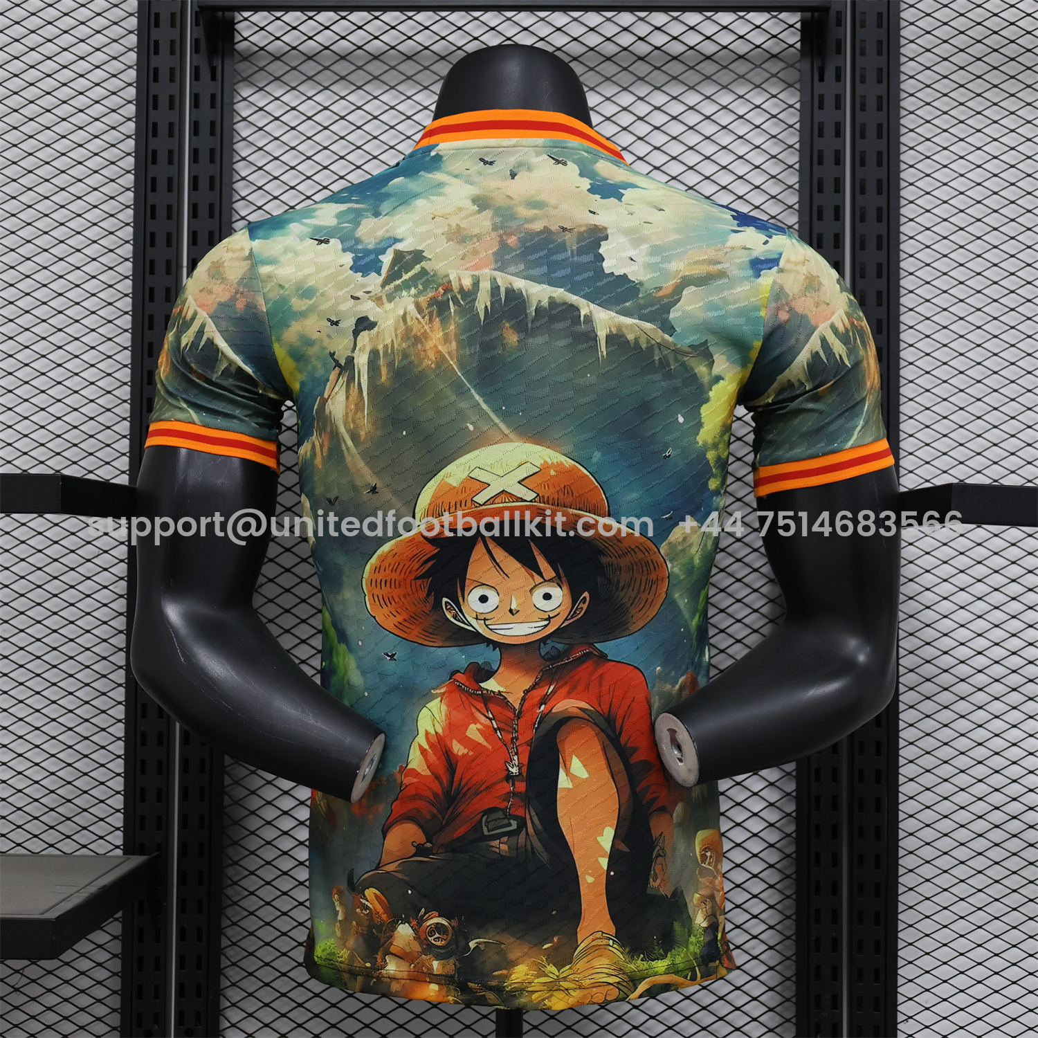Unitedfootballkit.com | Japan 24-25 Monkey D. Luffy Special Edition Jersey - Player Version -Customize Name, Number and Patch | Worldwide Shipping