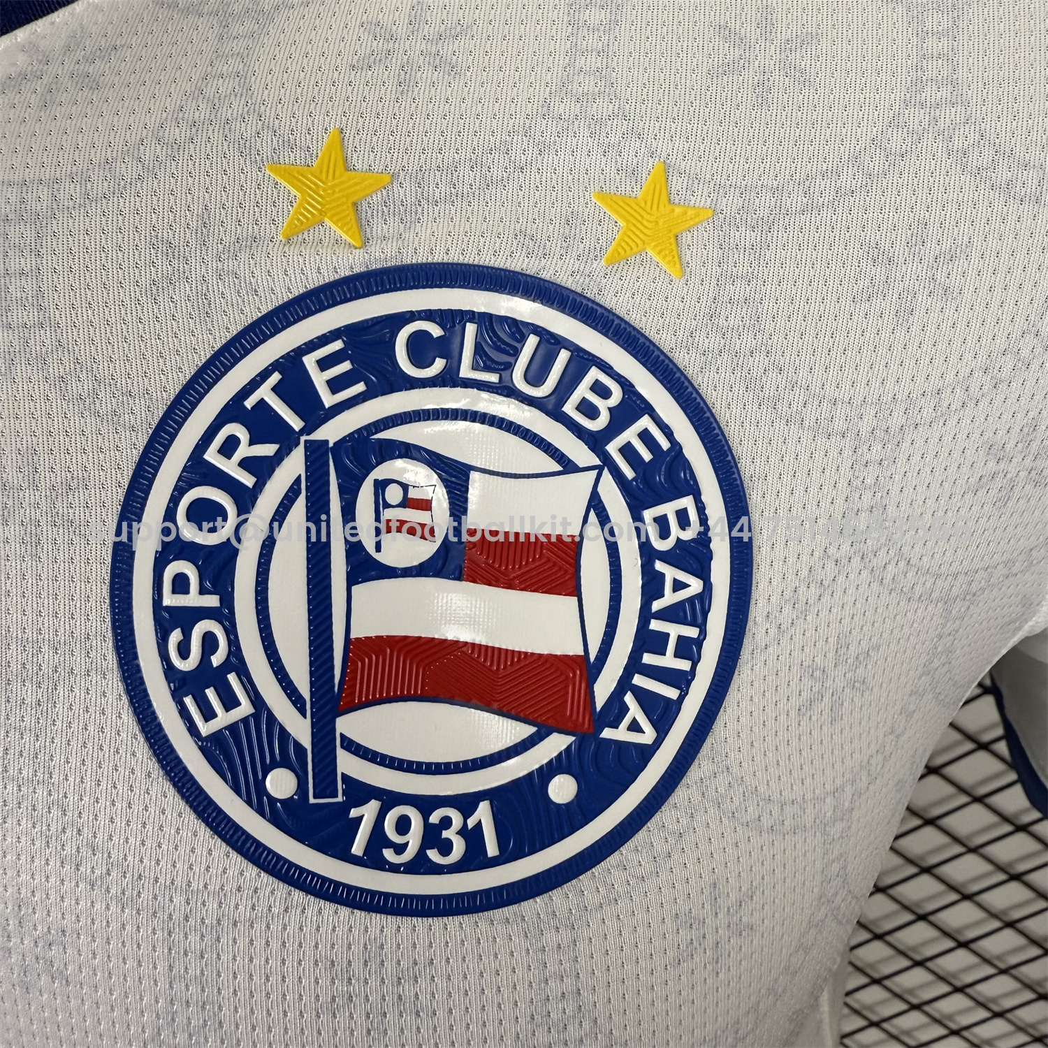 Unitedfootballkit.com | Bahia 25-26 Home Unsponsored Jersey - Player Version -Customize Name, Number and Patch | Worldwide Shipping