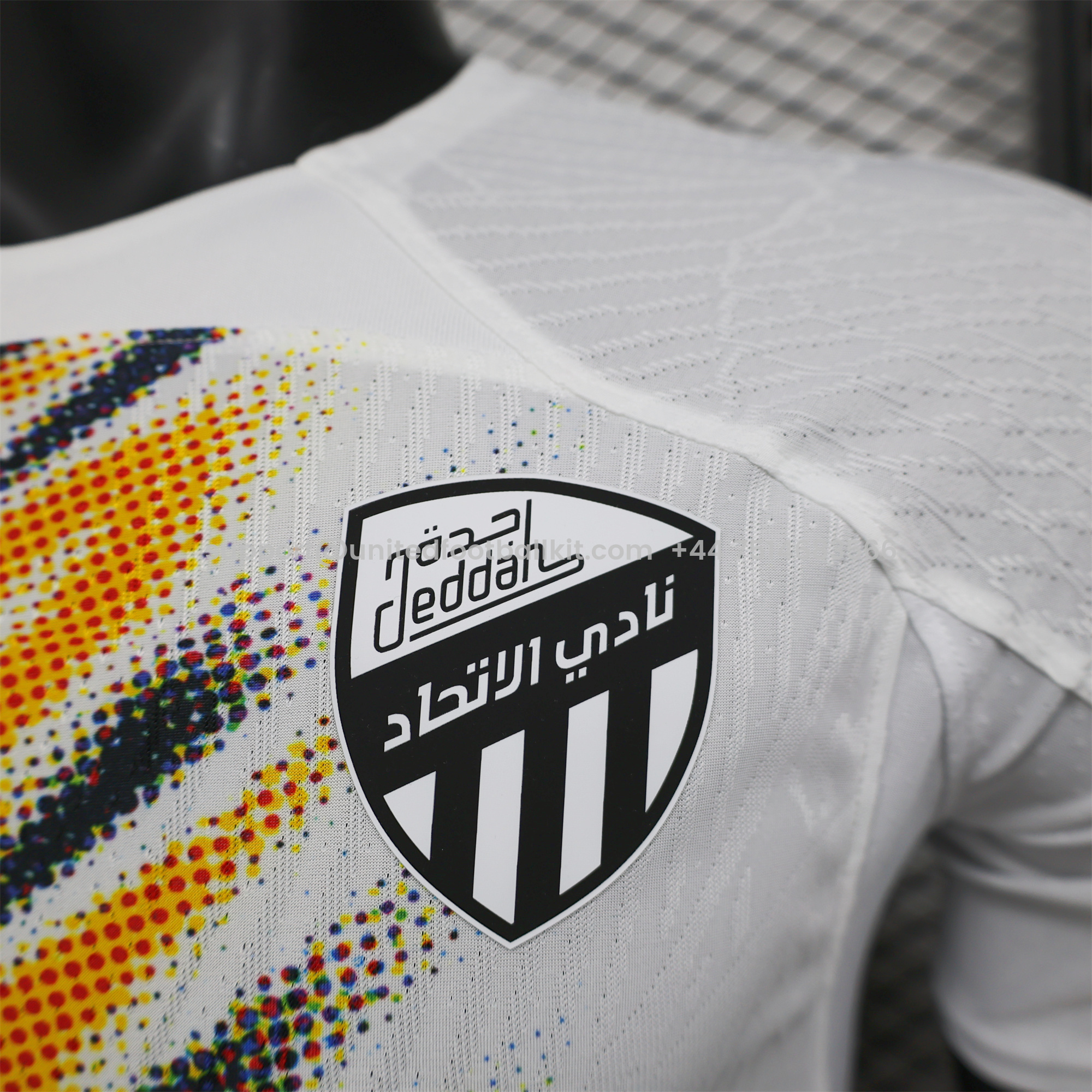 Unitedfootballkit.com | Al Ittihad Jeddah United 24-25 Away Jersey - Player Version -Customize Name, Number and Patch | Worldwide Shipping