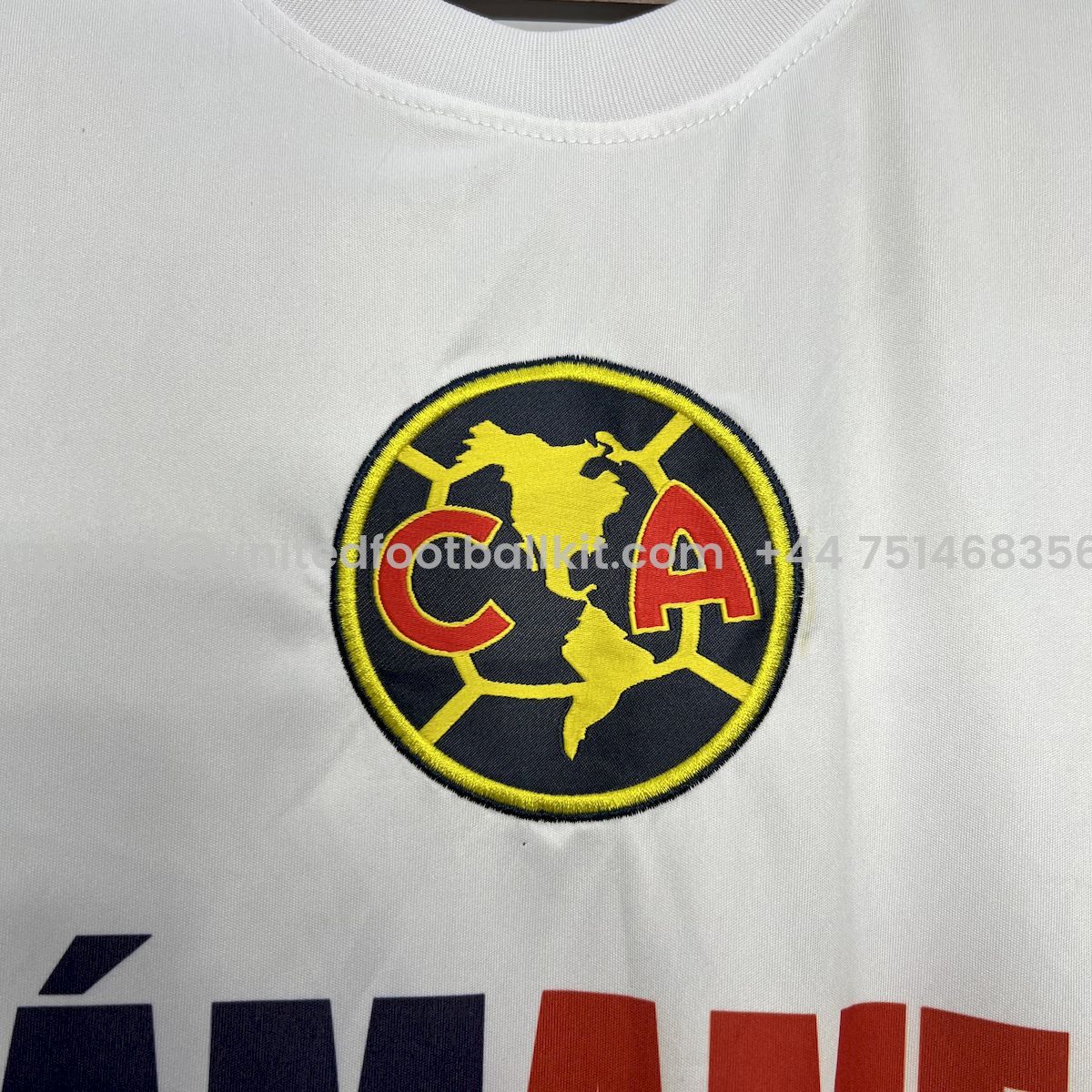 Unitedfootballkit.com | Club América 24-25 15 Champions White Commemorative Edition White Jersey -Customize Name, Number and Patch | Worldwide Shipping