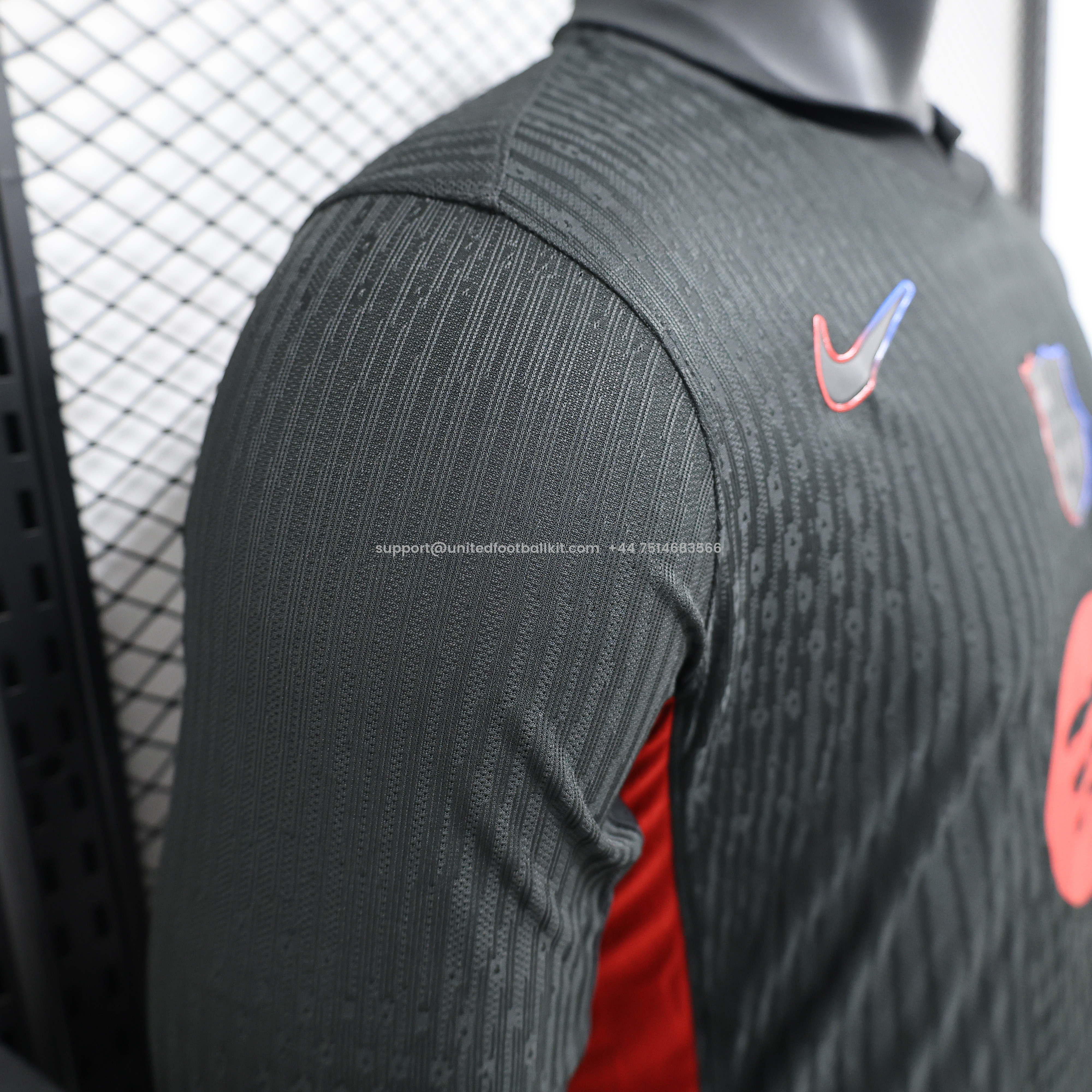 Unitedfootballkit.com | Barcelona 24-25 Away Long Sleeve Jersey with Big Logo - Player Version -Customize Name, Number and Patch | Worldwide Shipping