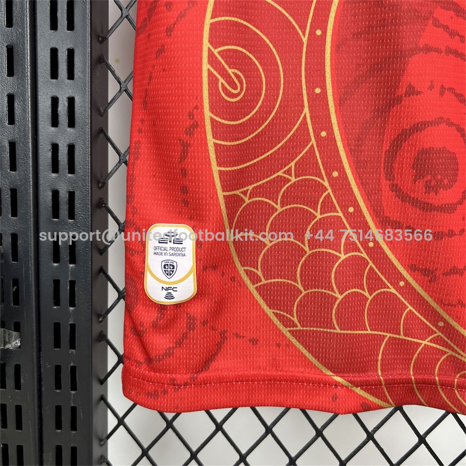 Unitedfootballkit.com | Cagliari Calcio 24-25 Year of the Snake Special Jersey - Fans Version -Customize Name, Number and Patch | Worldwide Shipping