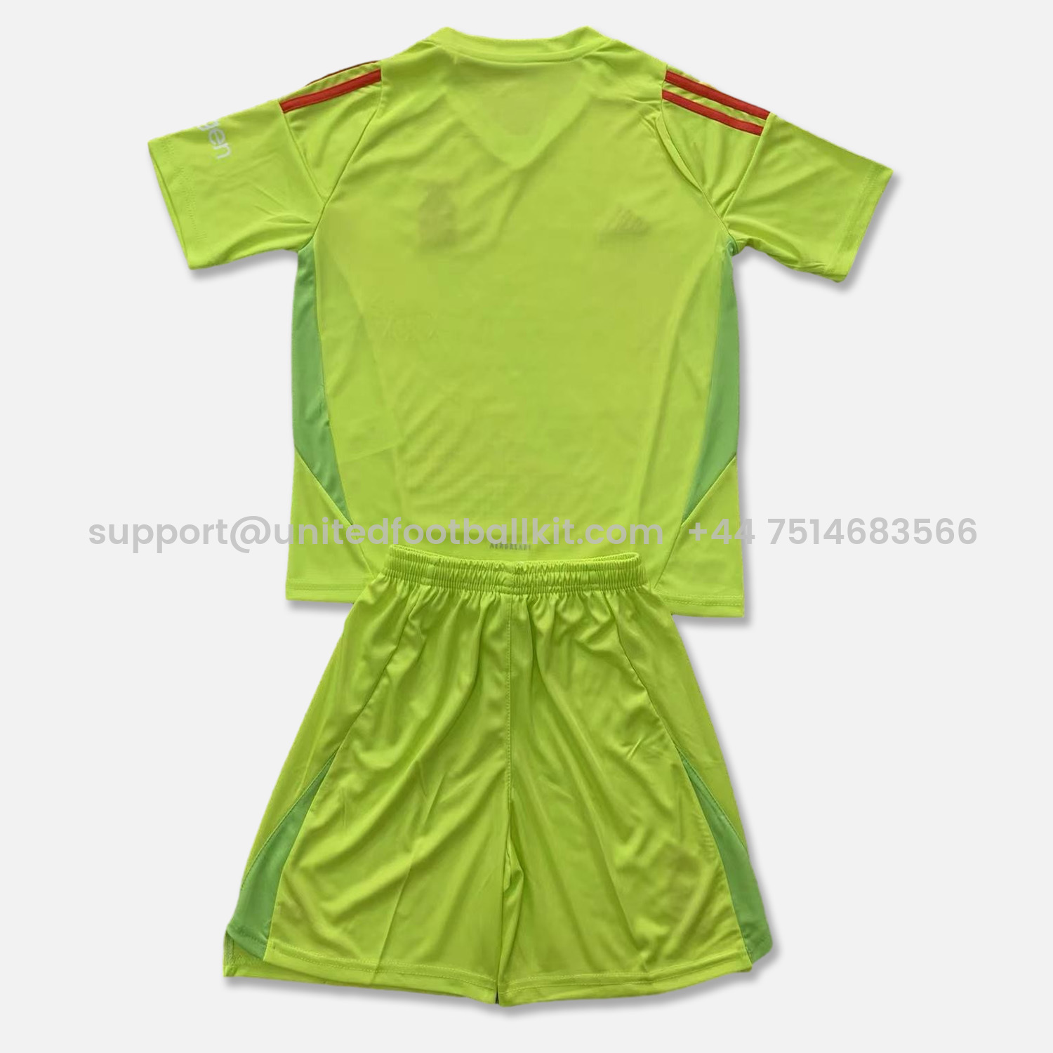 Unitedfootballkit.com | Nottingham Forest 24-25 Green Goalkeeper Kids Kit -Customize Name, Number and Patch | Worldwide Shipping