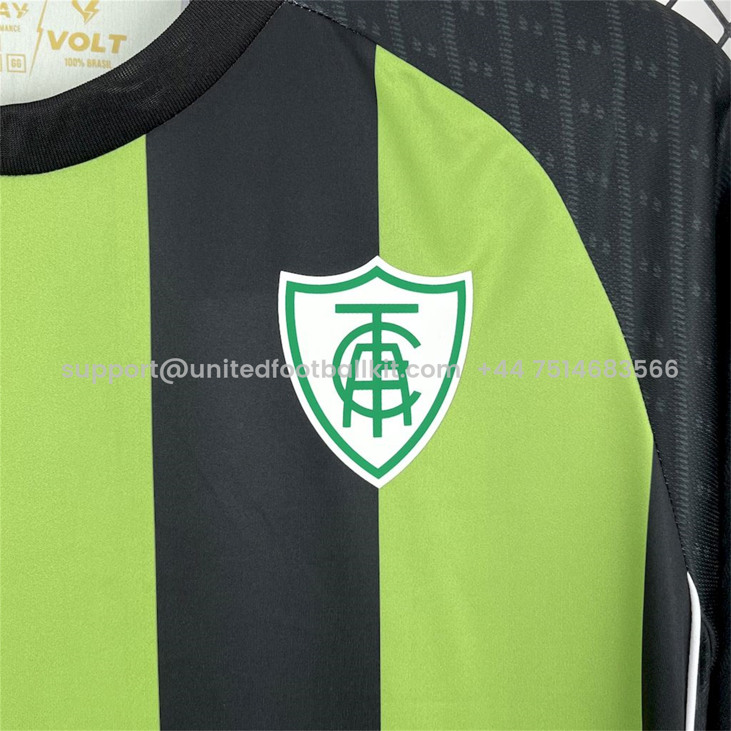 Unitedfootballkit.com | América Mineiro 25-26 Home Unsponsored Jersey - Fans Version -Customize Name, Number and Patch | Worldwide Shipping