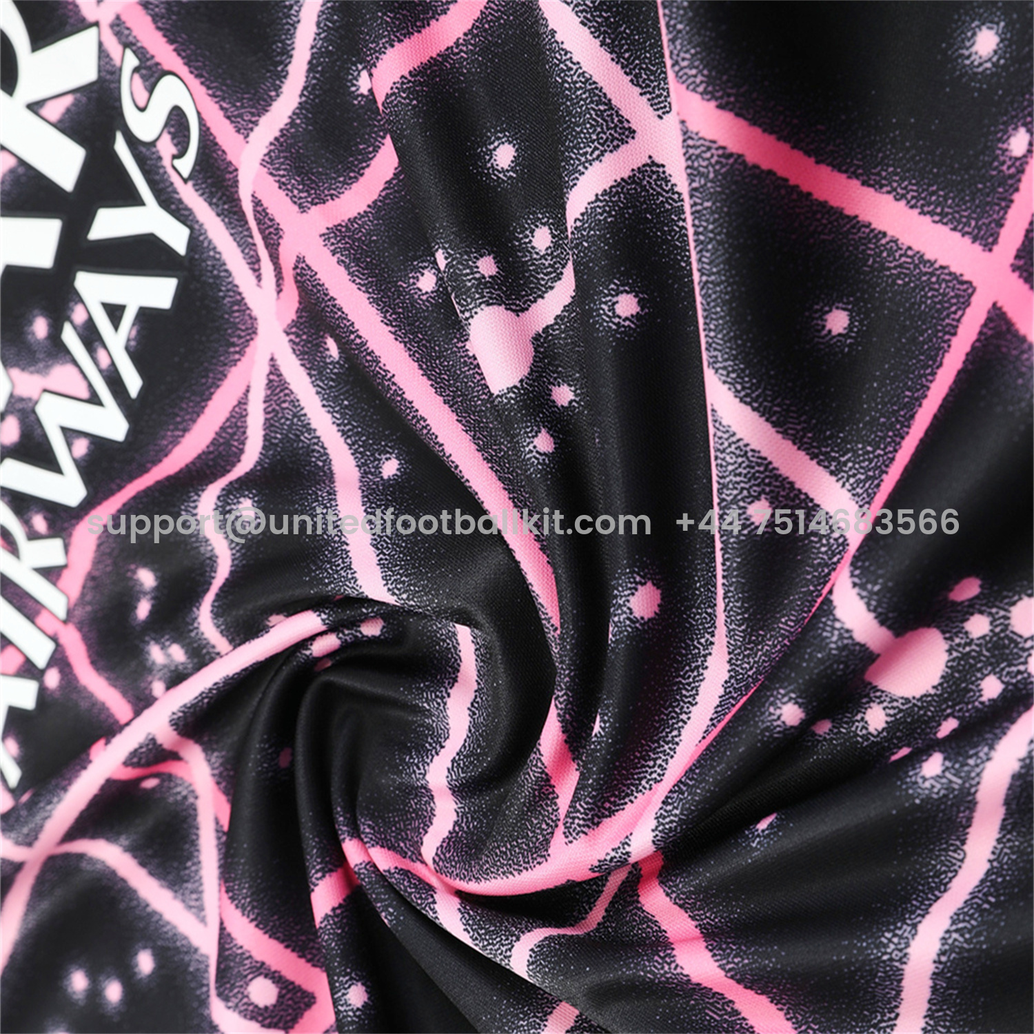 Unitedfootballkit.com | Paris Saint-Germain PSG 25-26 Vest Training Set - Pink Fluorescent Rays Black Vest & Black Shorts -Customize Name, Number and Patch | Worldwide Shipping