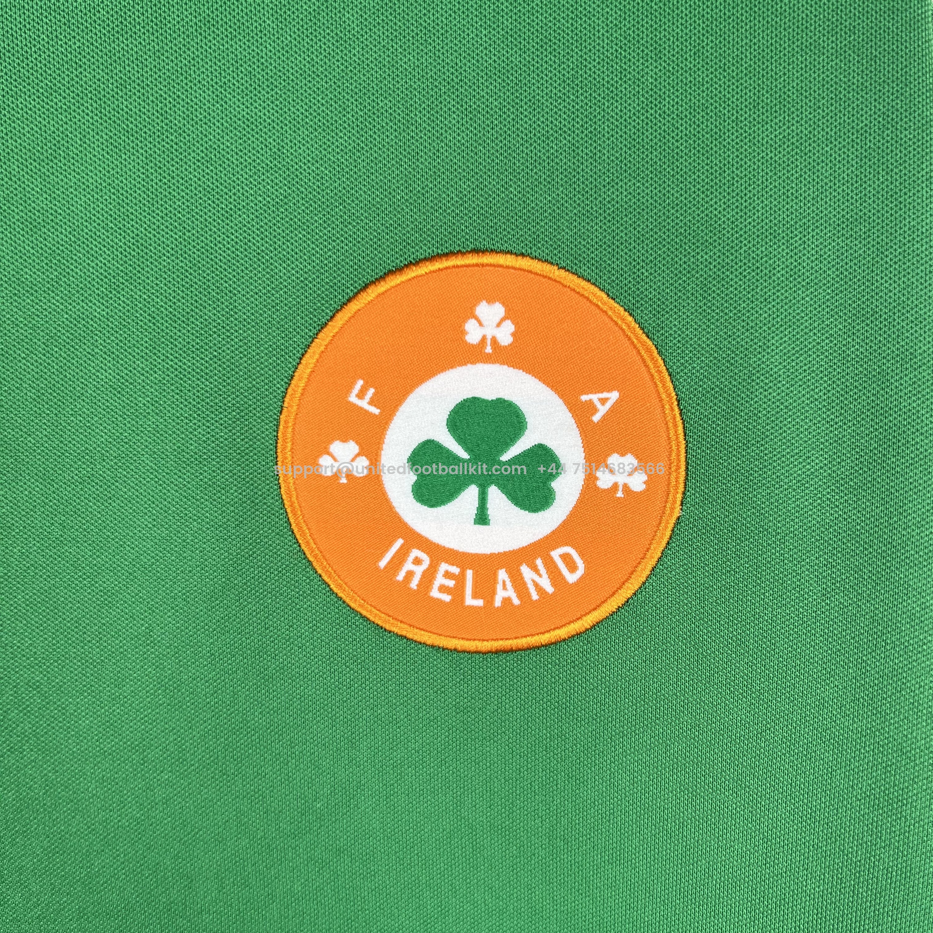 Unitedfootballkit.com | Retro Ireland 1998 Home Stadium Jersey -Customize Name, Number and Patch | Worldwide Shipping