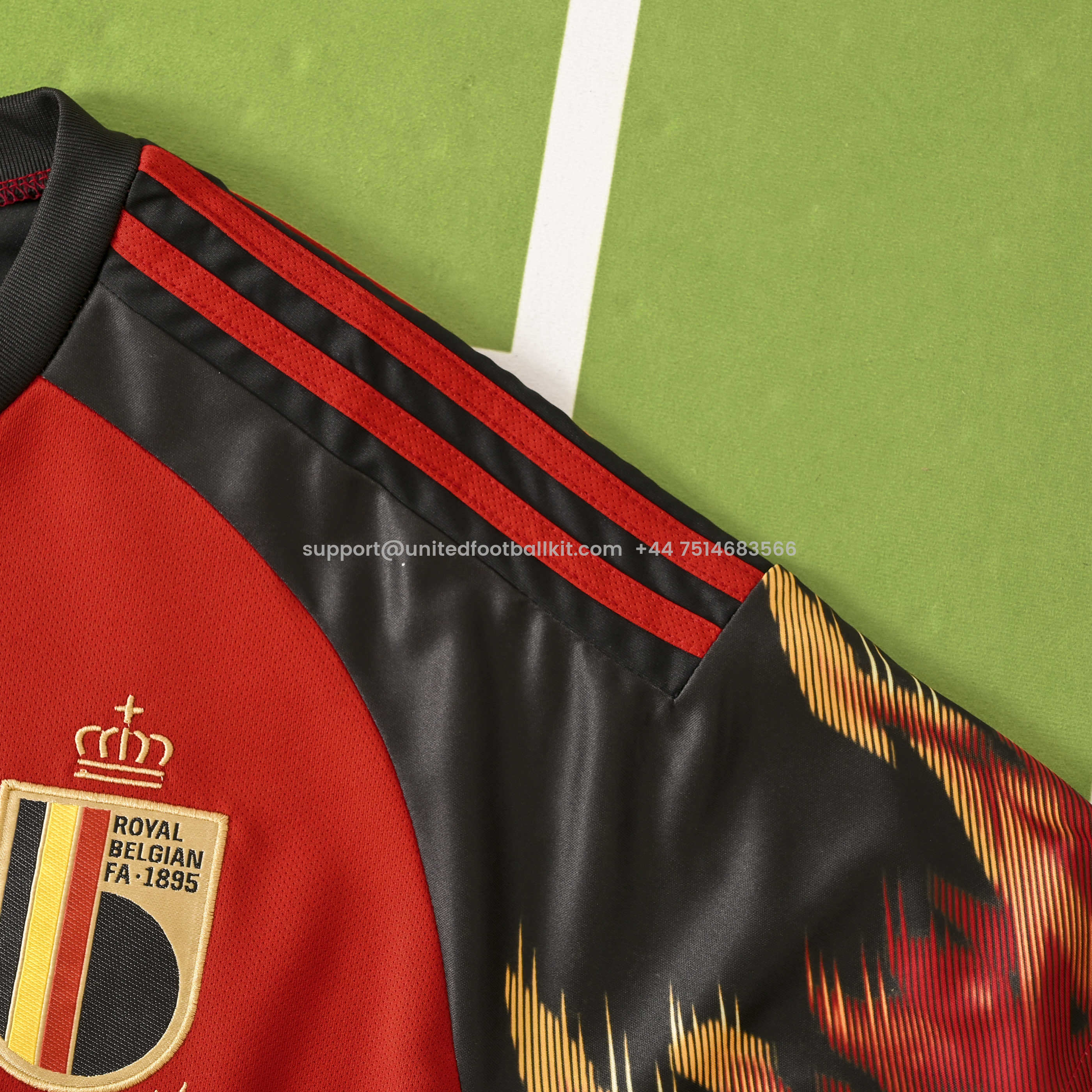 Unitedfootballkit.com | Belgium 2022 Home Stadium Jersey - Fans Version -Customize Name, Number and Patch | Worldwide Shipping