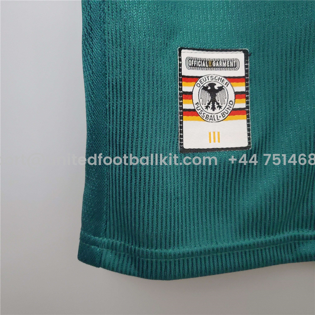 Unitedfootballkit.com | Retro Germany 1998 Away Stadium Jersey -Customize Name, Number and Patch | Worldwide Shipping