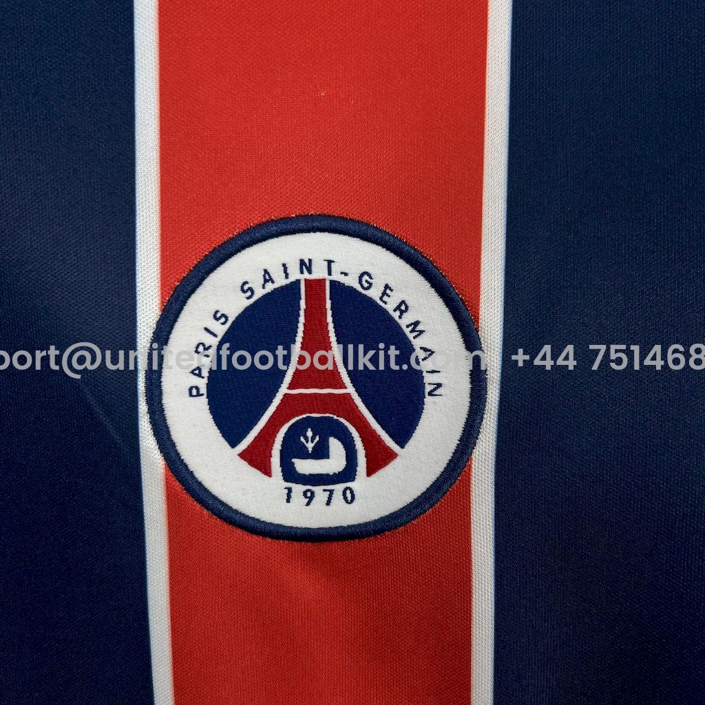 Unitedfootballkit.com | Retro Paris Saint-Germain PSG 2002-03 Home Jersey -Customize Name, Number and Patch | Worldwide Shipping