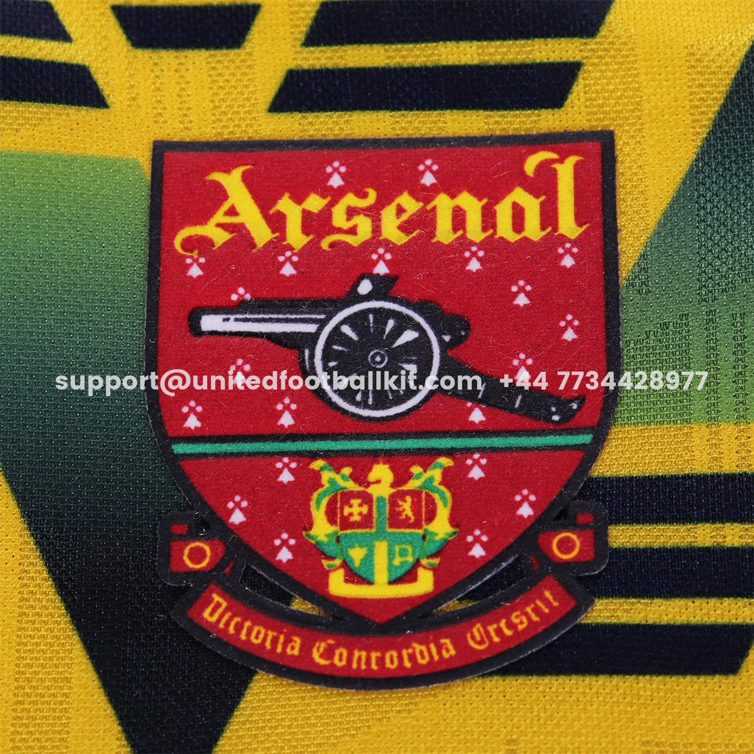 Unitedfootballkit.com | Retro Arsenal 1991-93 Away Kids Kit -Customize Name, Number and Patch | Worldwide Shipping