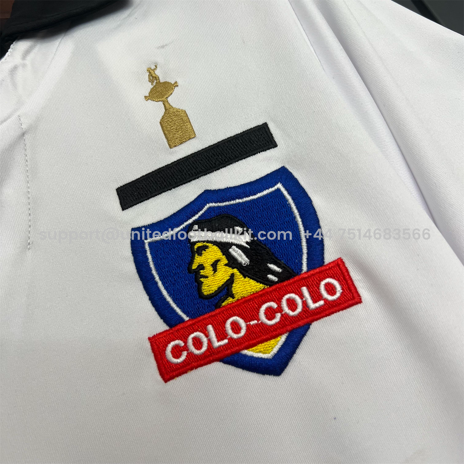 Unitedfootballkit.com | Retro Colo Colo 2013 Home White Jersey -Customize Name, Number and Patch | Worldwide Shipping