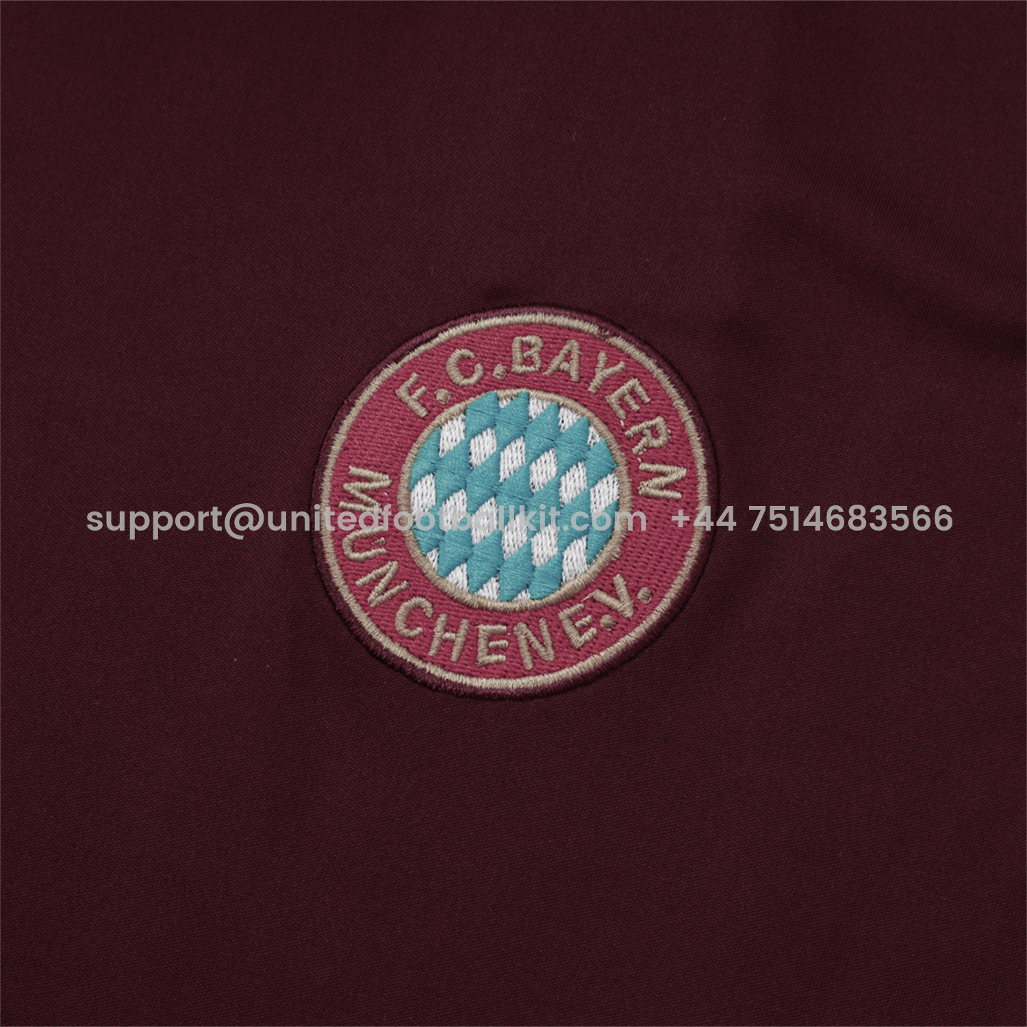 Unitedfootballkit.com | Bayern Munich 25-26 Throwback Trefoil Vest Training Set - Deep Red -Customize Name, Number and Patch | Worldwide Shipping