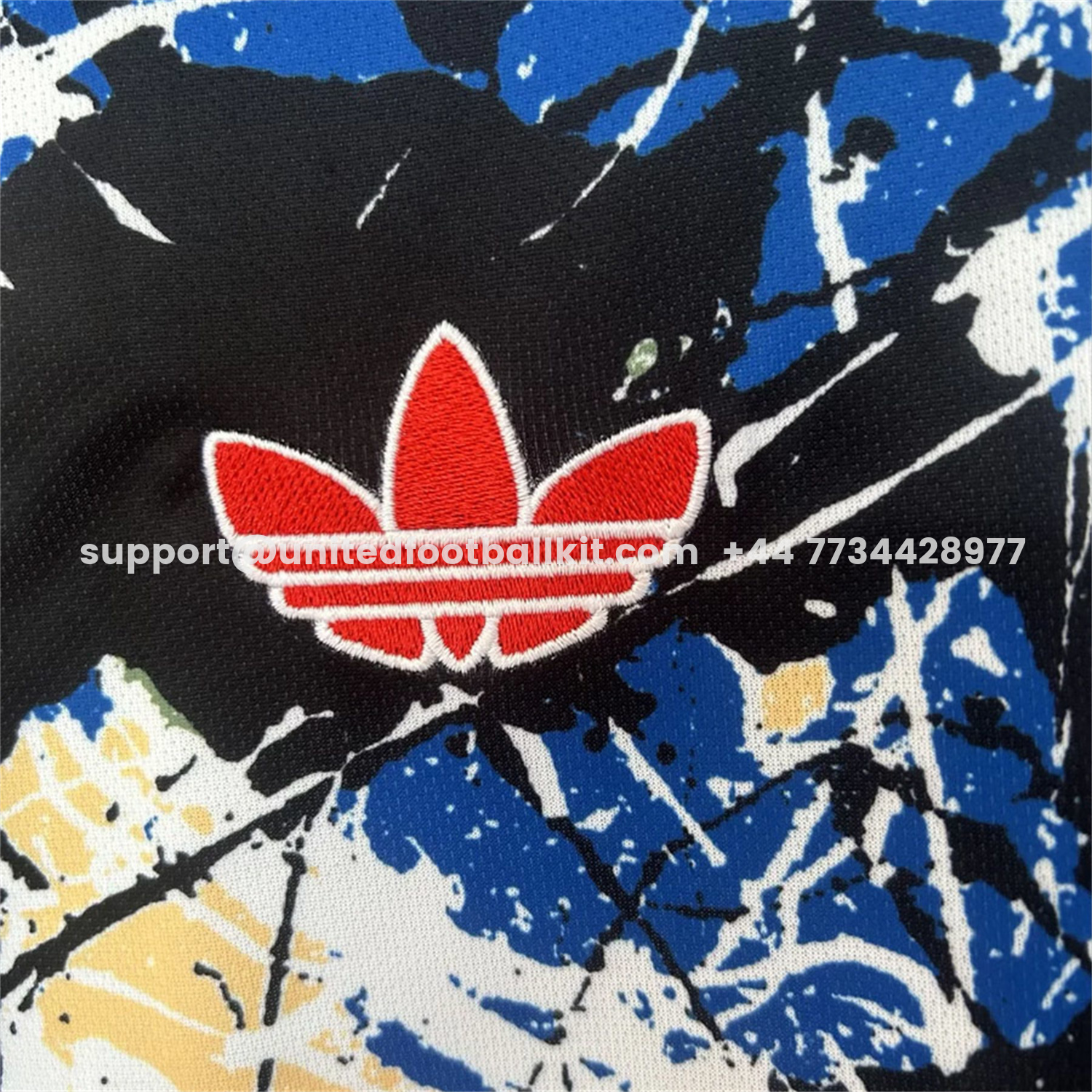 Unitedfootballkit.com | Manchester United 25-26 Stone Roses Special Jersey - Fans Version -Customize Name, Number and Patch | Worldwide Shipping