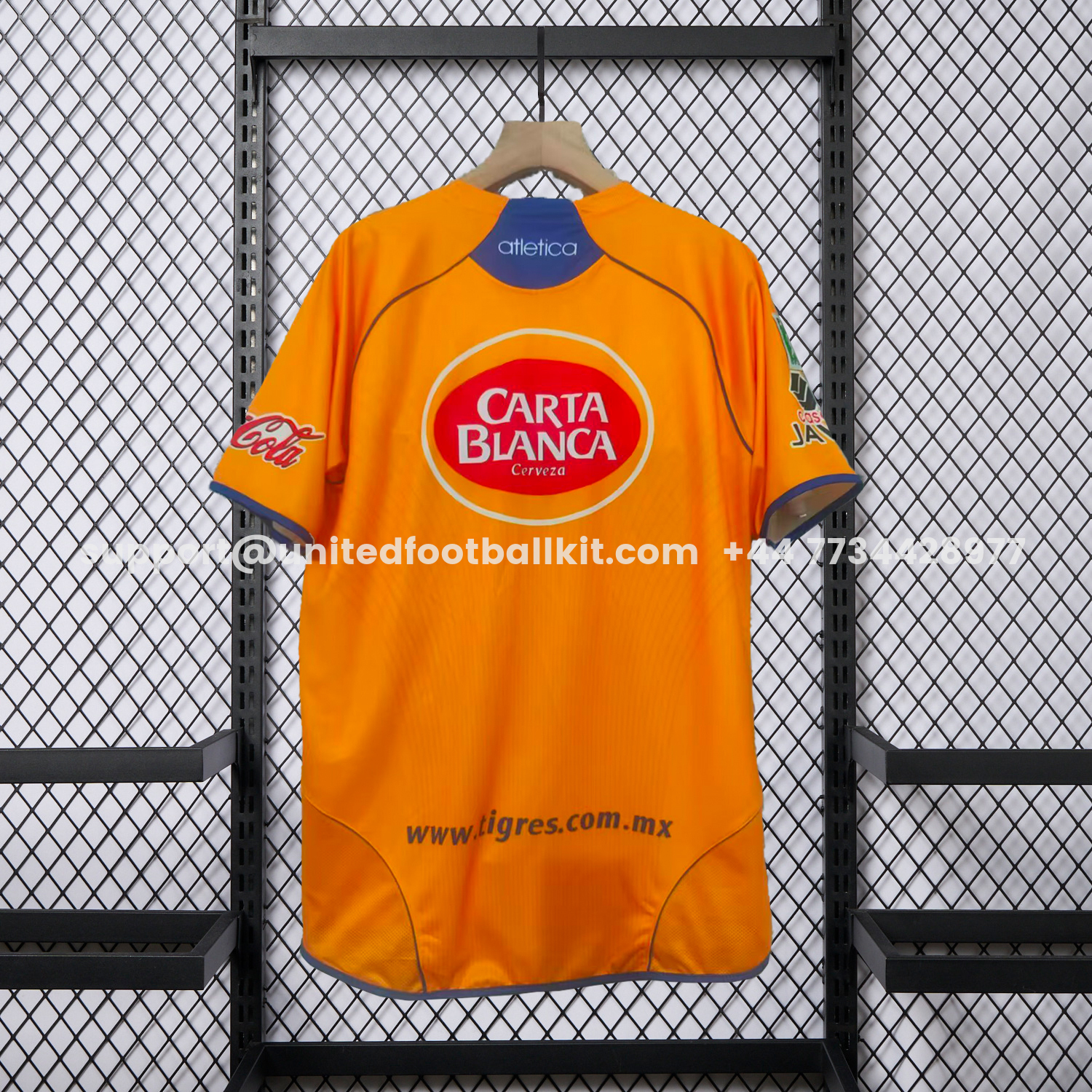 Unitedfootballkit.com | Retro Tigres UANL 2005-06 Home Jersey -Customize Name, Number and Patch | Worldwide Shipping