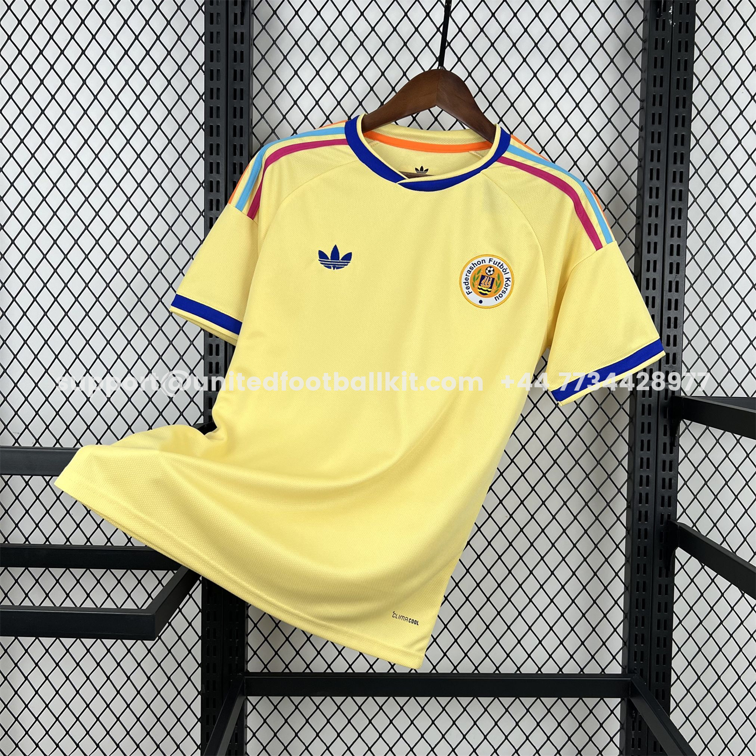 Unitedfootballkit.com | Curaçao 2026 Away Yellow Jersey - Fans Version -Customize Name, Number and Patch | Worldwide Shipping