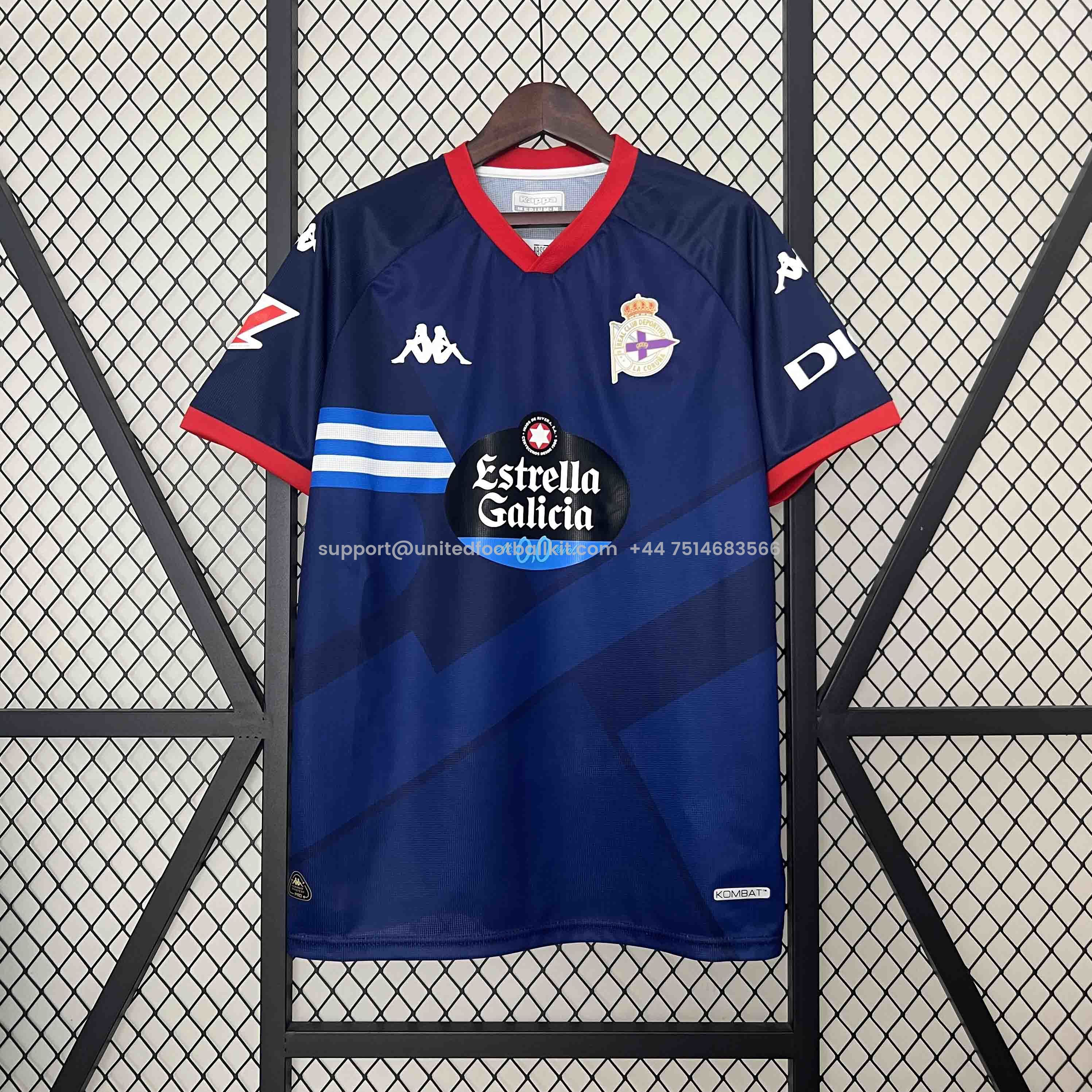 Unitedfootballkit.com | Deportivo de La Coruña 24-25 Third Jersey - Fans Version -Customize Name, Number and Patch | Worldwide Shipping