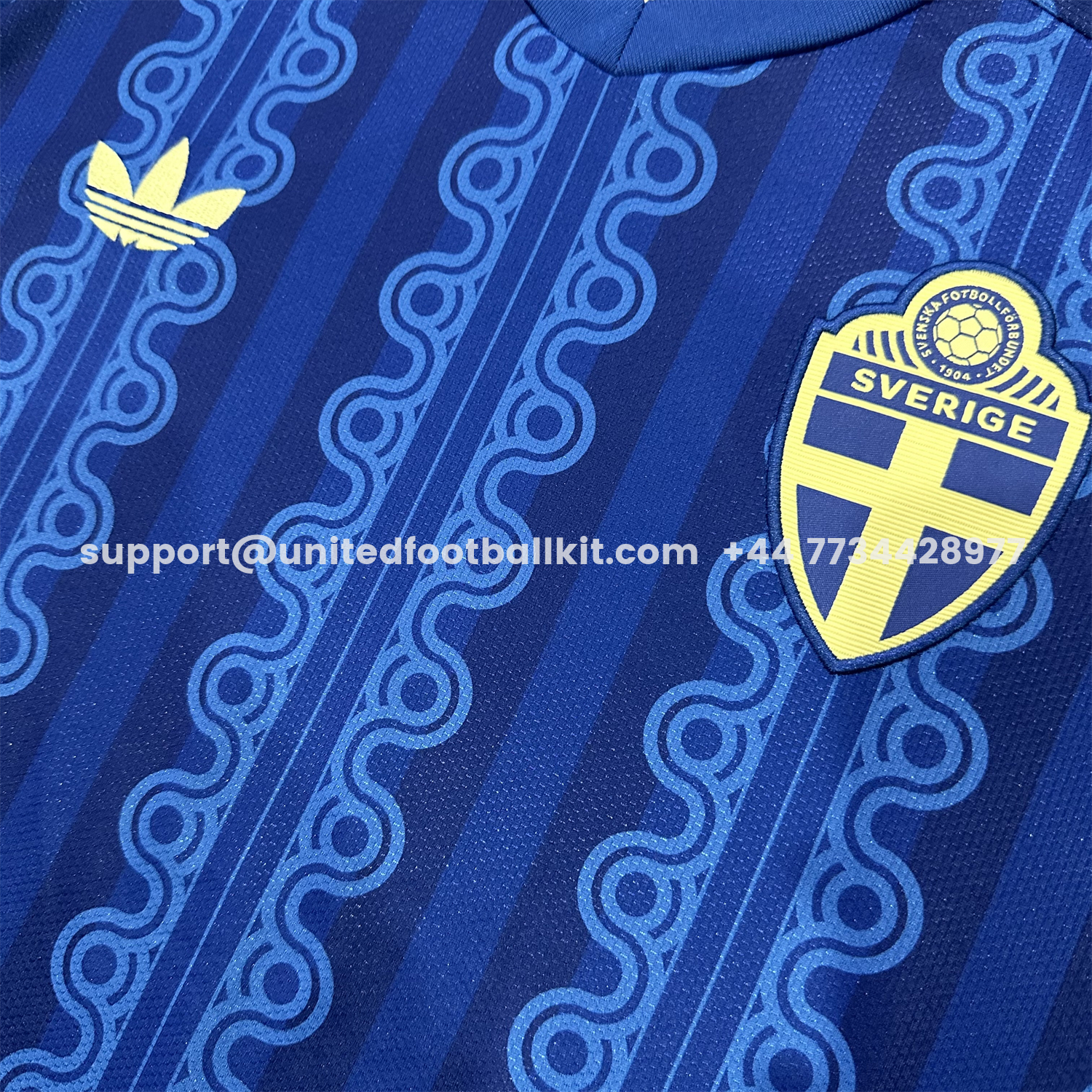 Unitedfootballkit.com | Sweden 2026 Away Jersey - Fans Version -Customize Name, Number and Patch | Worldwide Shipping