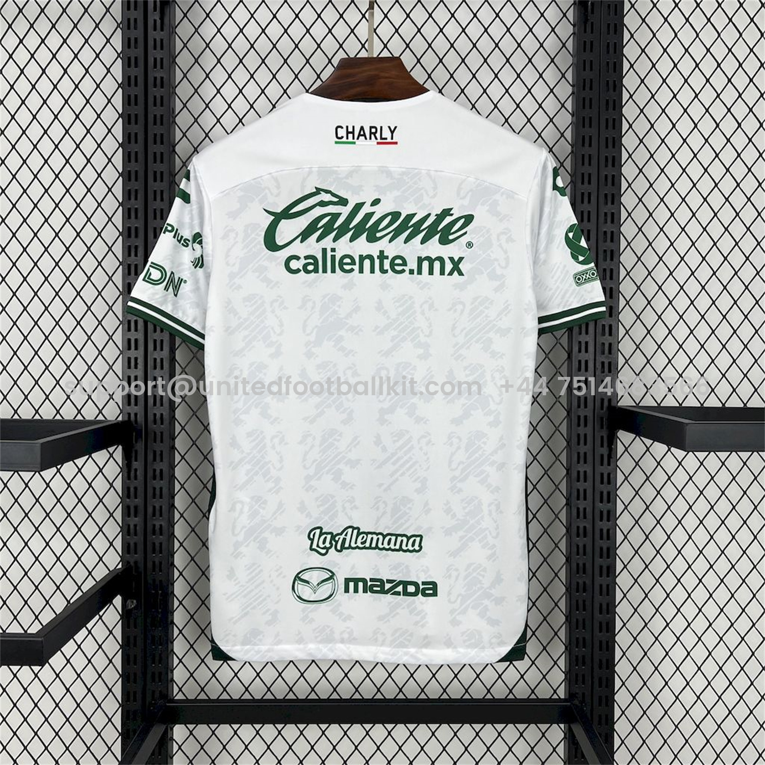 Unitedfootballkit.com | Club León Club Leon 24-25 Away Jersey - Fans Version -Customize Name, Number and Patch | Worldwide Shipping