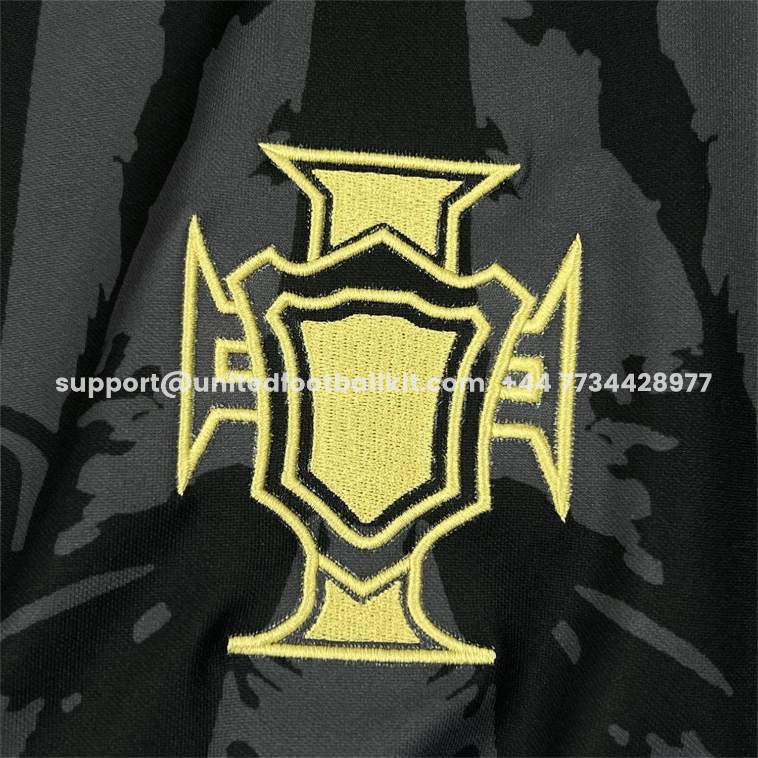 Unitedfootballkit.com | Portugal 2026 COMMA Black CR7 Special Jersey - Fans Version -Customize Name, Number and Patch | Worldwide Shipping