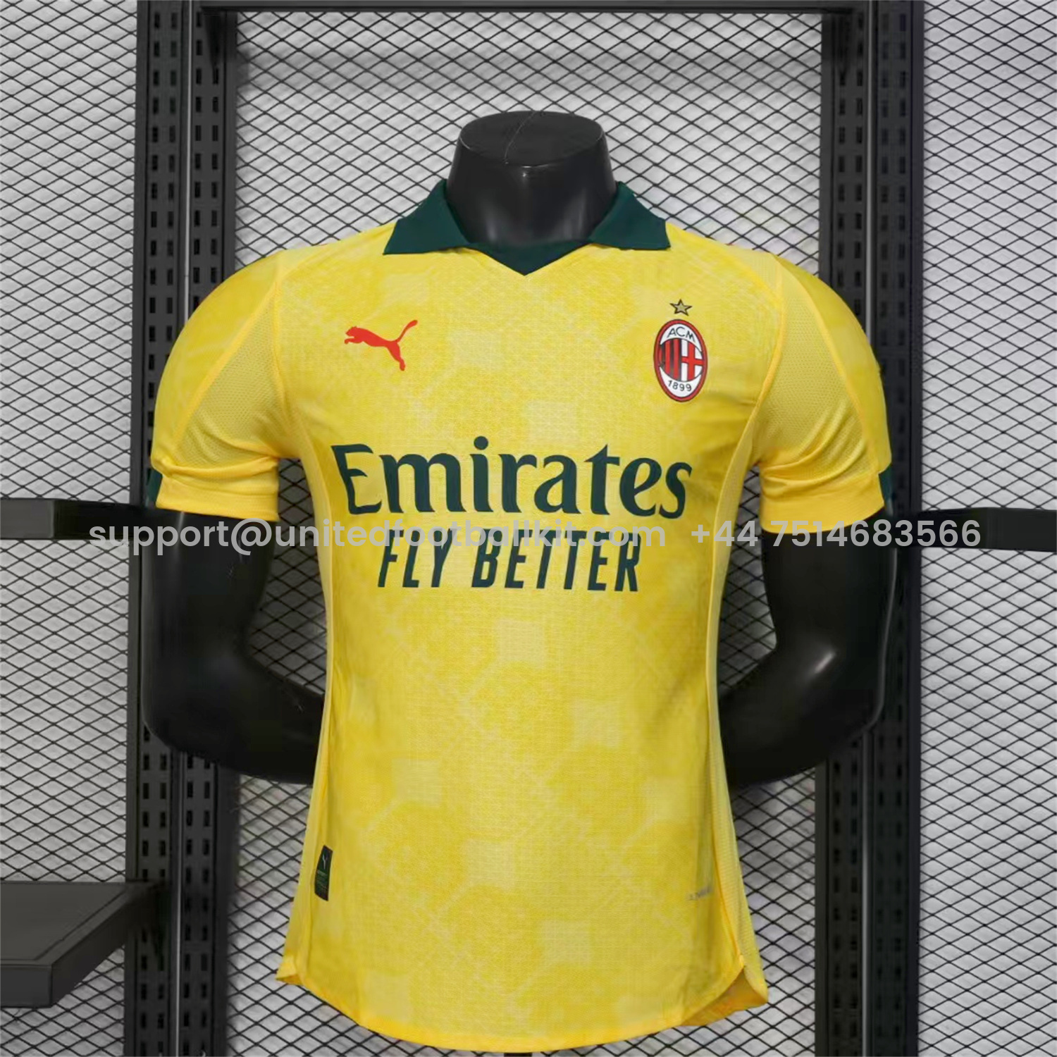 Unitedfootballkit.com | AC Milan 25-26 Third Jersey - Player Version -Customize Name, Number and Patch | Worldwide Shipping