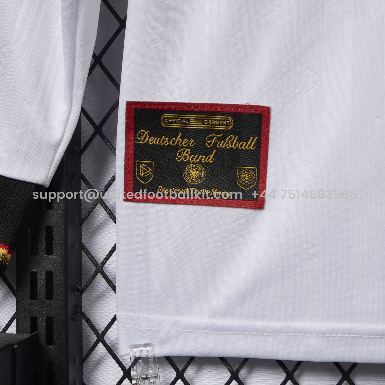 Unitedfootballkit.com | Retro Germany 1996 Home Long Sleeves Jersey -Customize Name, Number and Patch | Worldwide Shipping