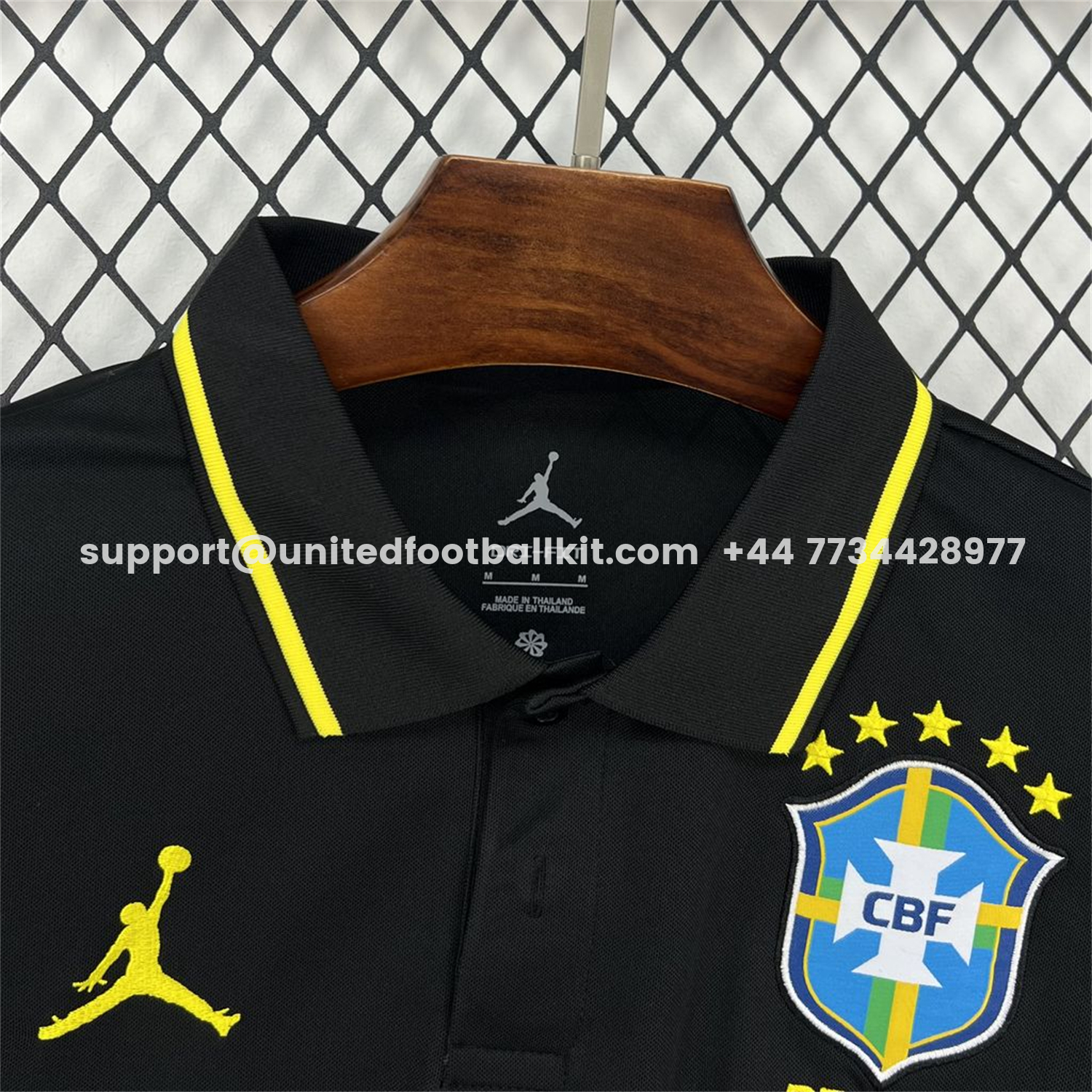 Unitedfootballkit.com | Brazil 2026 Black Special Edition Polo Jersey - Fans Version -Customize Name, Number and Patch | Worldwide Shipping