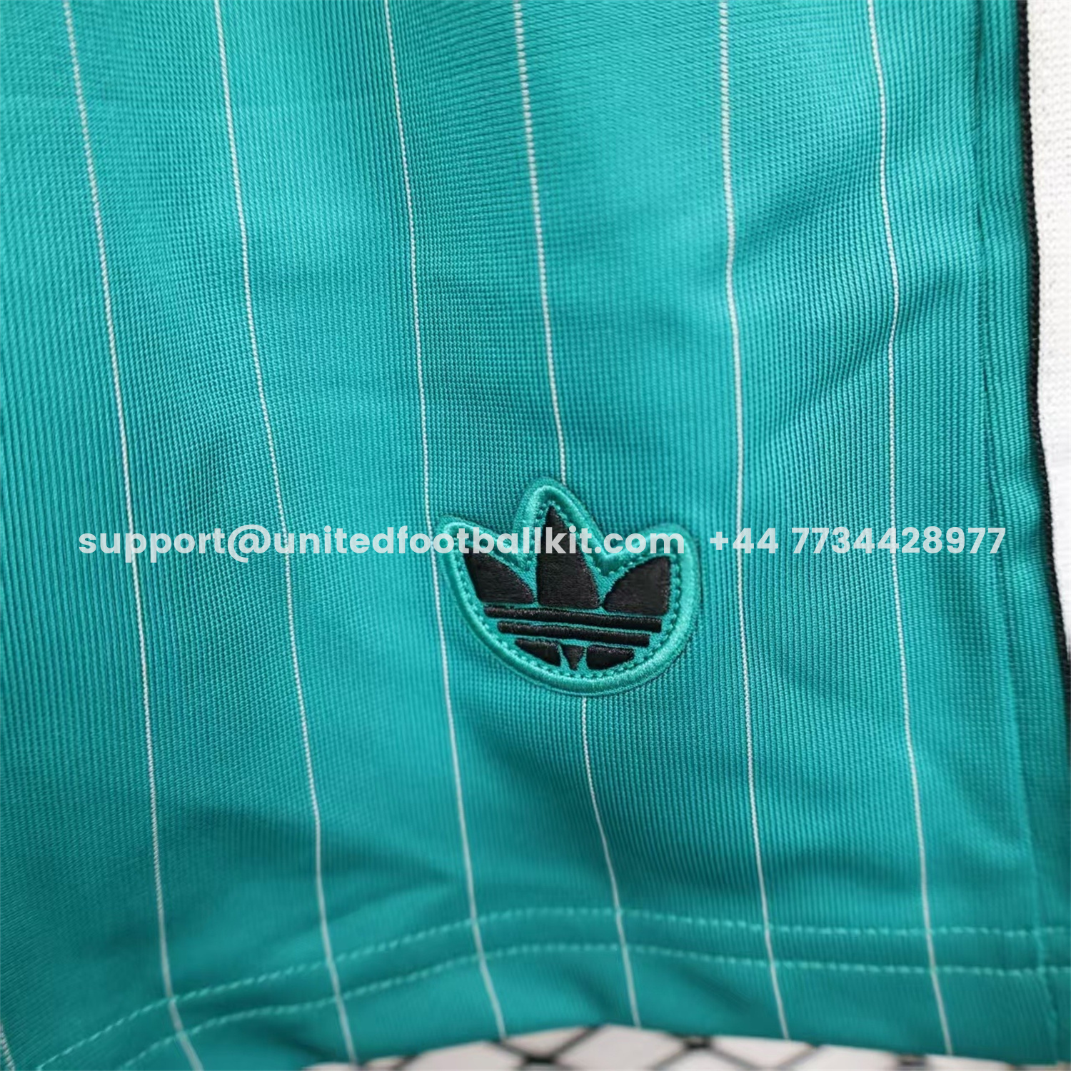 Unitedfootballkit.com | Liver.pool 25-26 Trefoil Cyan Travel Shorts - Player Version -Customize Name, Number and Patch | Worldwide Shipping