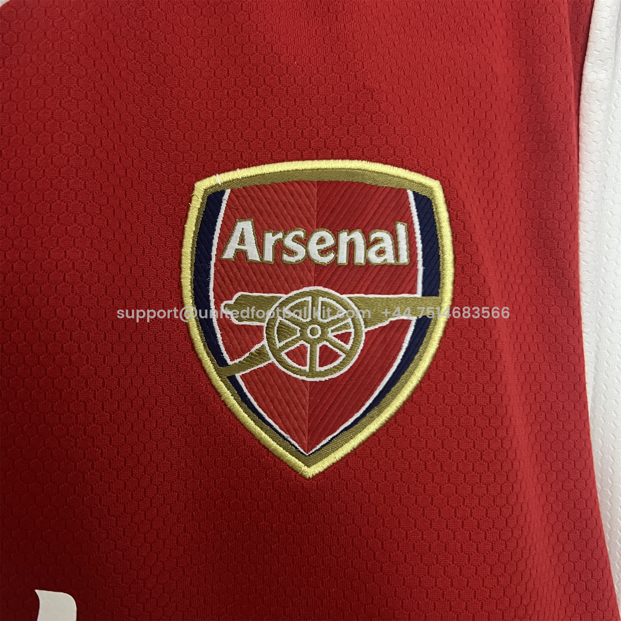 Unitedfootballkit.com | Retro Arsenal 2019-20 Home Jersey -Customize Name, Number and Patch | Worldwide Shipping