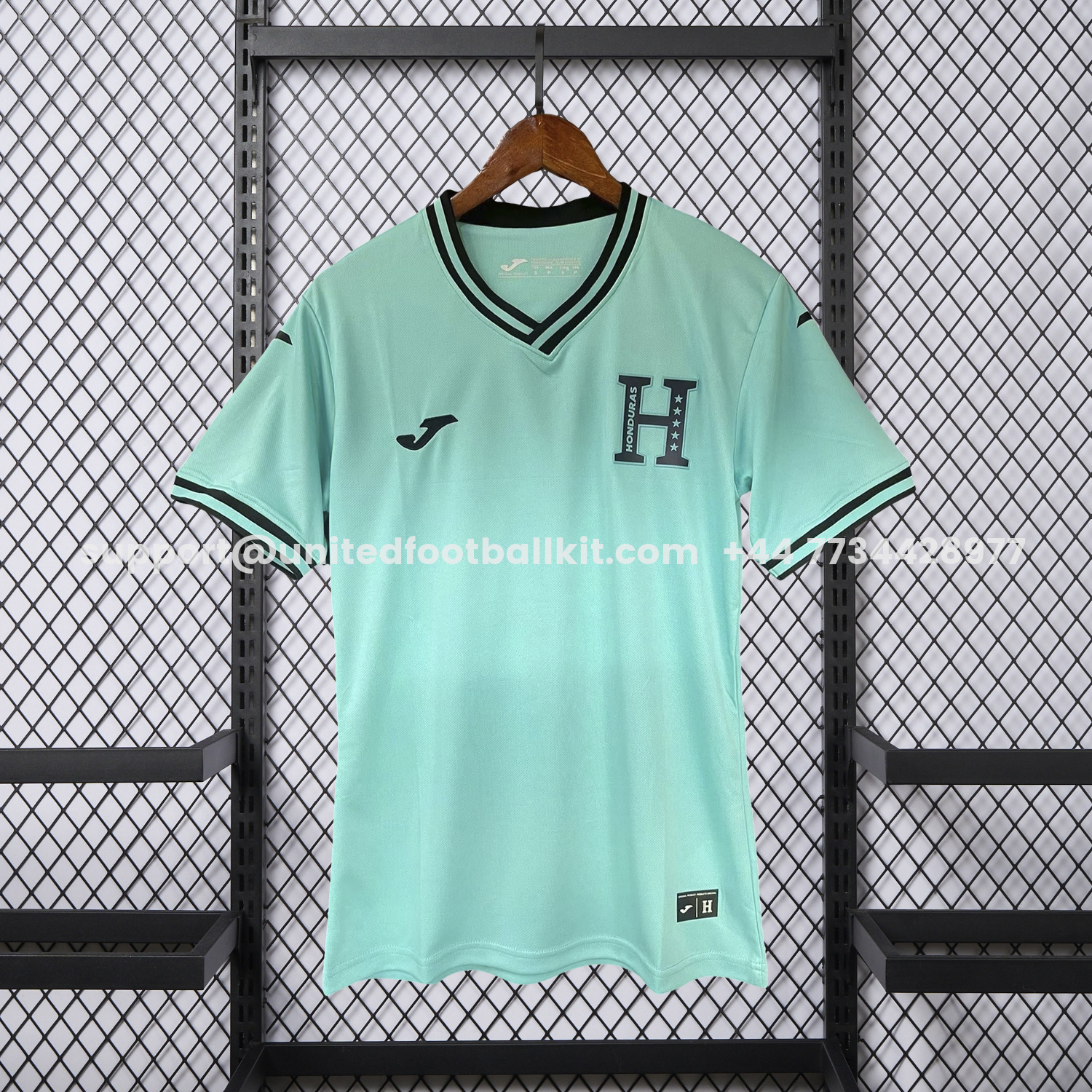 Unitedfootballkit.com | Honduras 2024-25 Away Cyan Jersey - Fans Version -Customize Name, Number and Patch | Worldwide Shipping