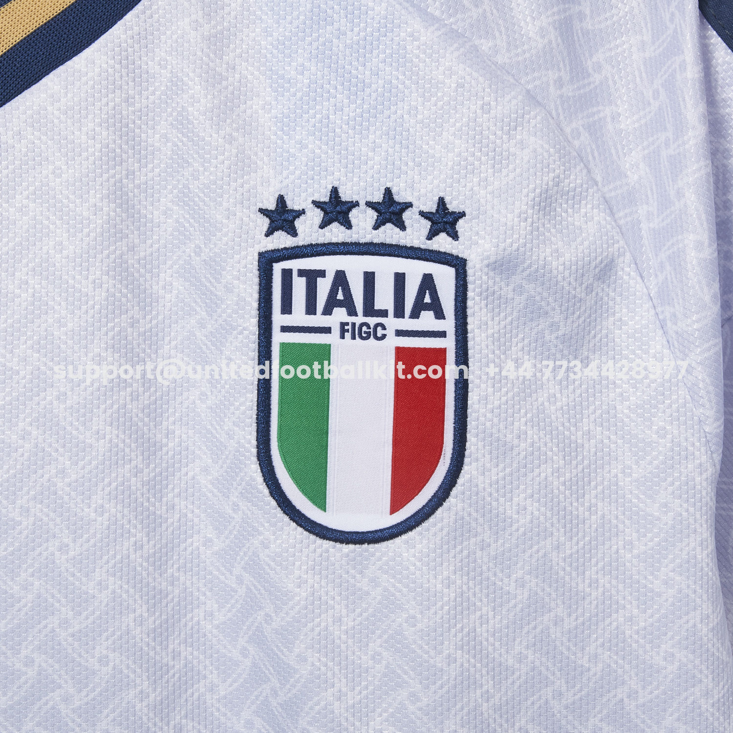 Unitedfootballkit.com | Italy 2026 Away White Jersey - Fans Version -Customize Name, Number and Patch | Worldwide Shipping