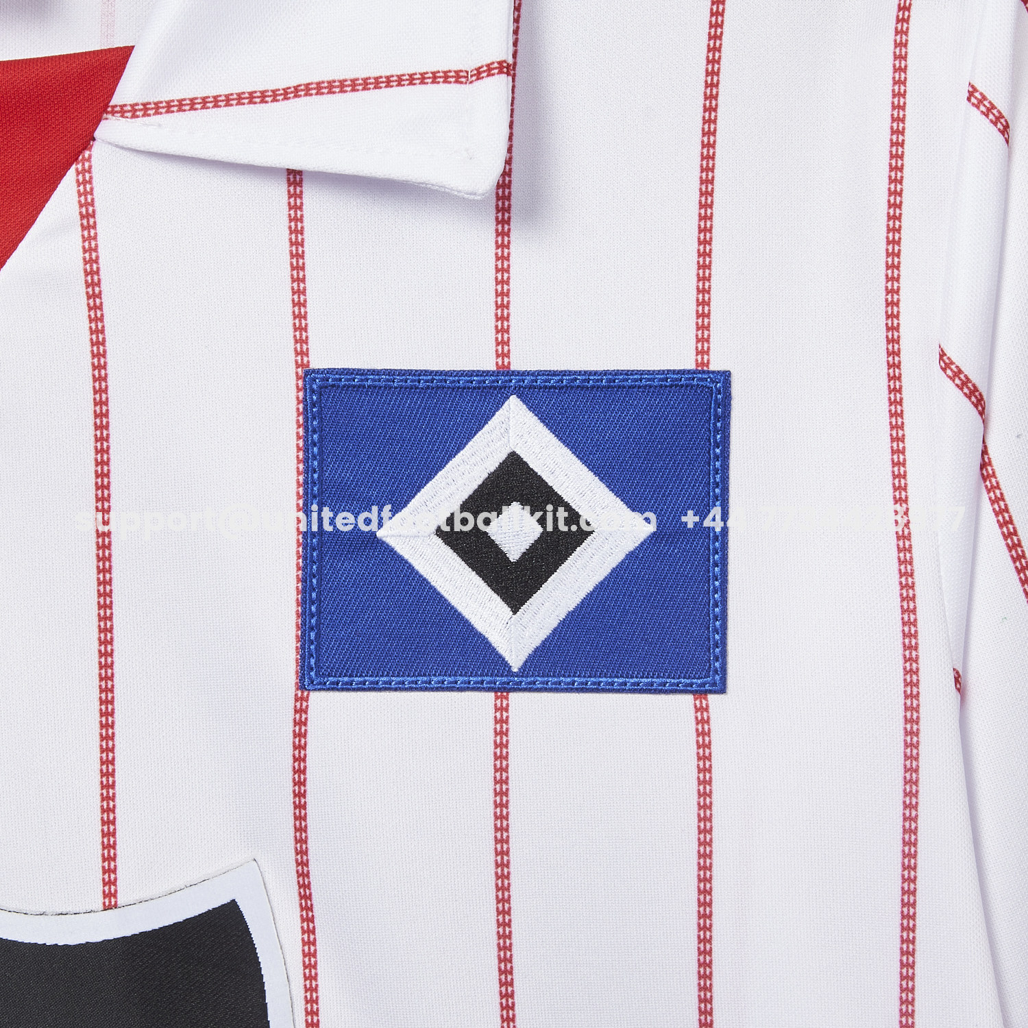 Unitedfootballkit.com | Retro Hamburger SV 1982-83 Home Long Sleeves Jersey -Customize Name, Number and Patch | Worldwide Shipping