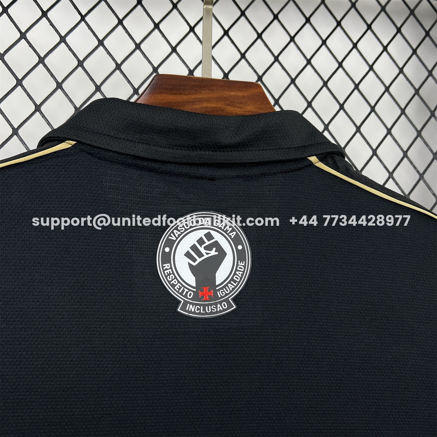 Unitedfootballkit.com | Vasco da Gama 25-26 Black Special Jersey - Fans Version -Customize Name, Number and Patch | Worldwide Shipping