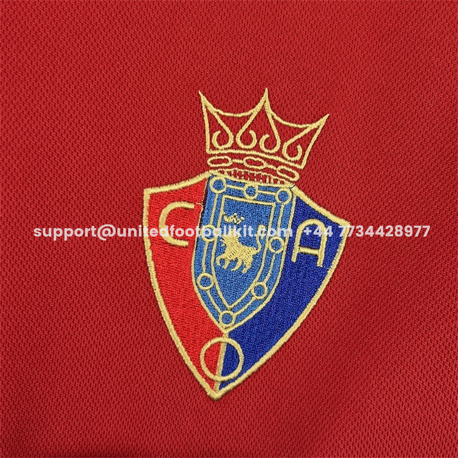 Unitedfootballkit.com | Retro Osasuna 2000-01 Home Jersey -Customize Name, Number and Patch | Worldwide Shipping
